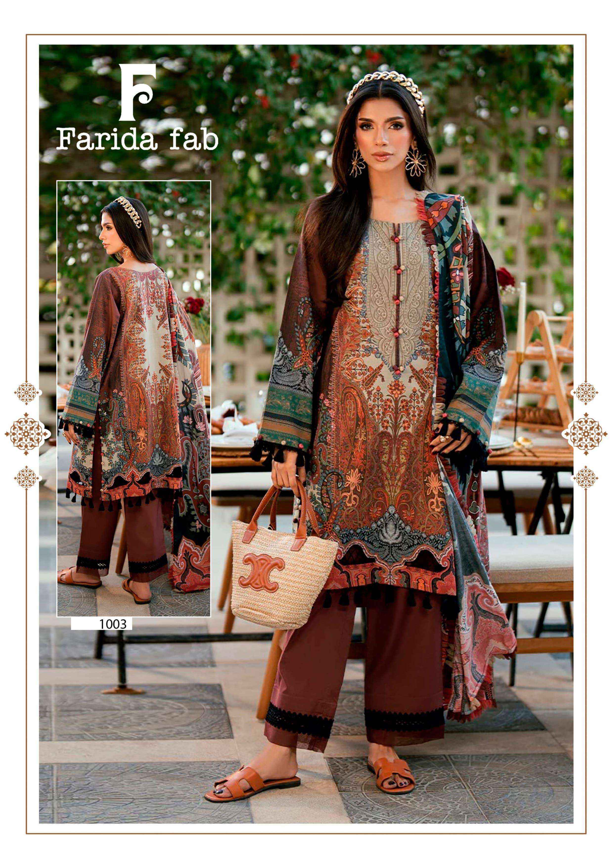 Farida Fab Julfat Vol-11 Readymade Cotton Dress (6 pcs Catalogue)