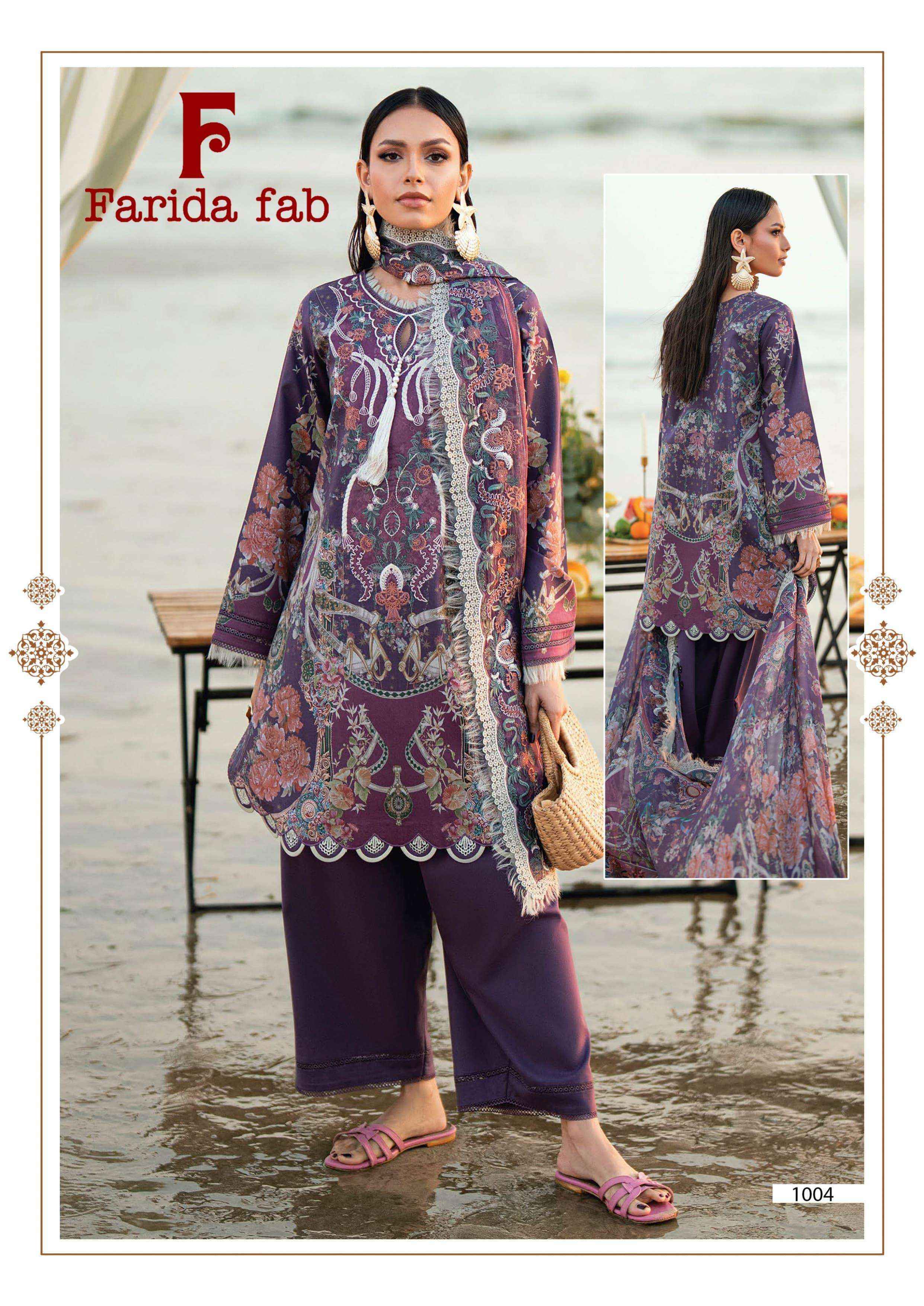 Farida Fab Julfat Vol-11 Readymade Cotton Dress (6 pcs Catalogue)
