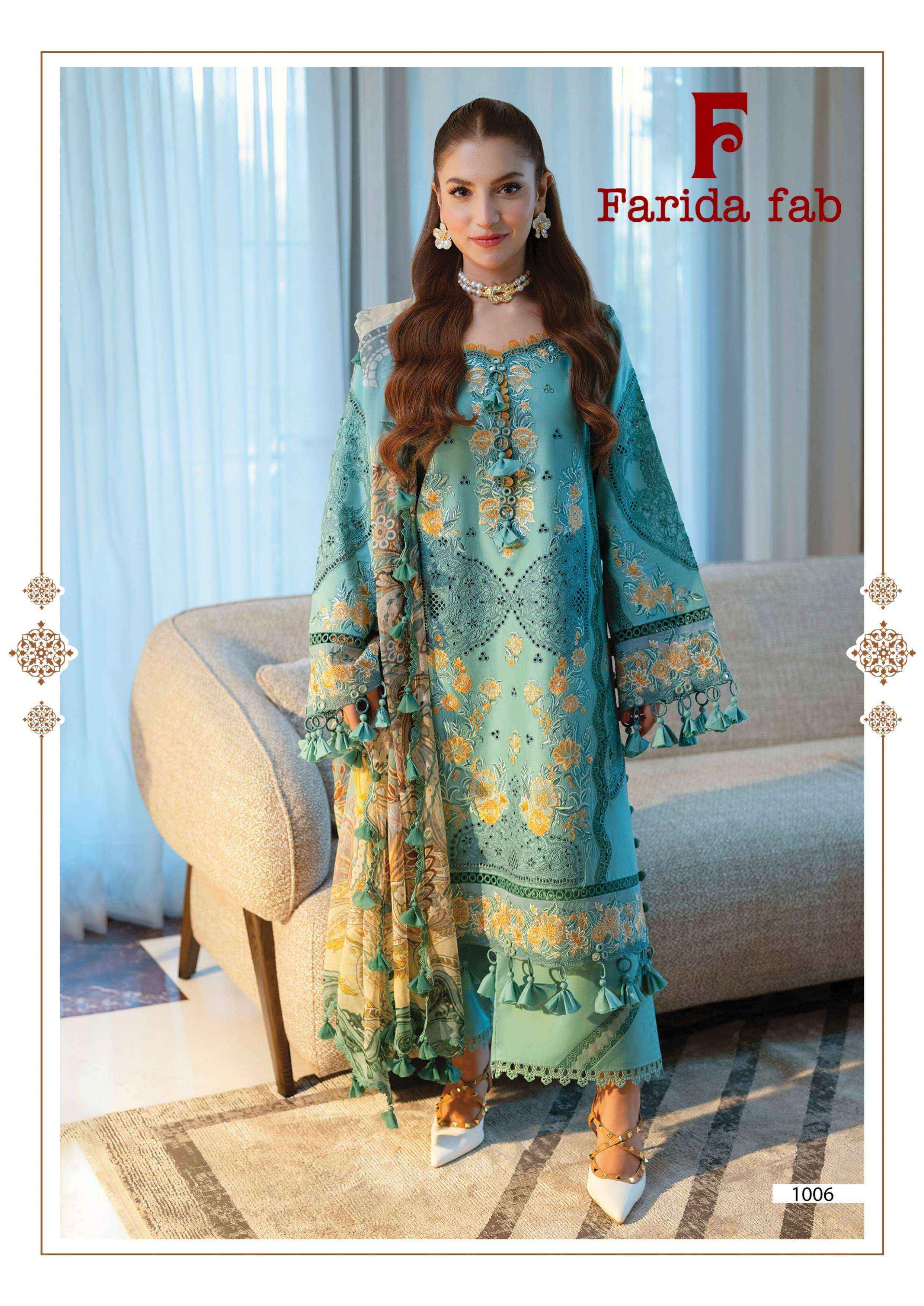 Farida Fab Julfat Vol-11 Readymade Cotton Dress (6 pcs Catalogue)
