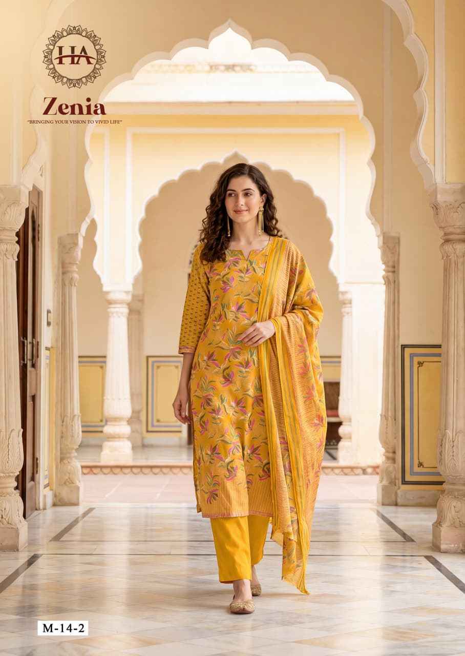 Harshit Fashion Zenia Zam Dress Material (6 pcs Catalogue)