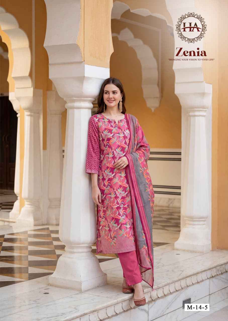 Harshit Fashion Zenia Zam Dress Material (6 pcs Catalogue)