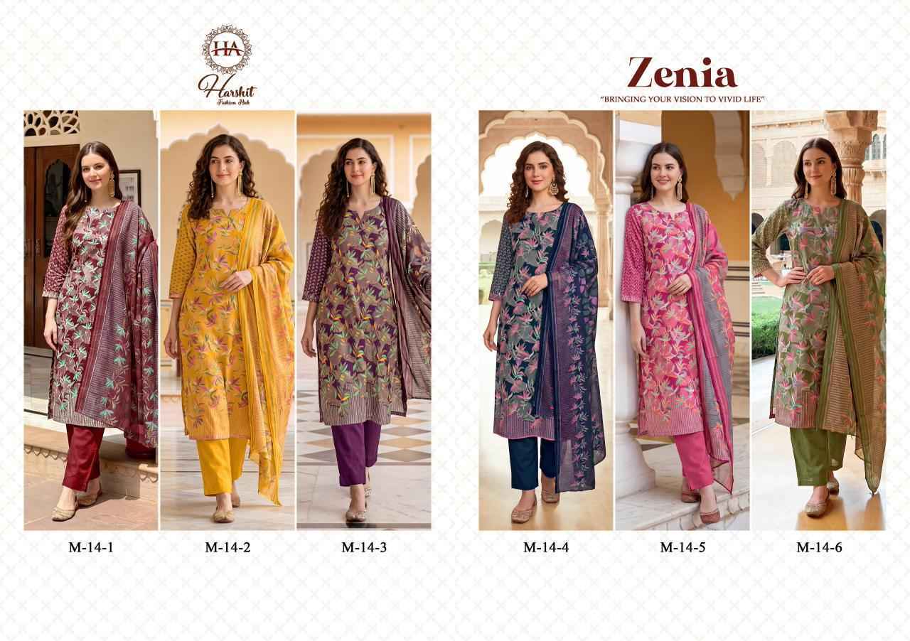 Harshit Fashion Zenia Zam Dress Material (6 pcs Catalogue)