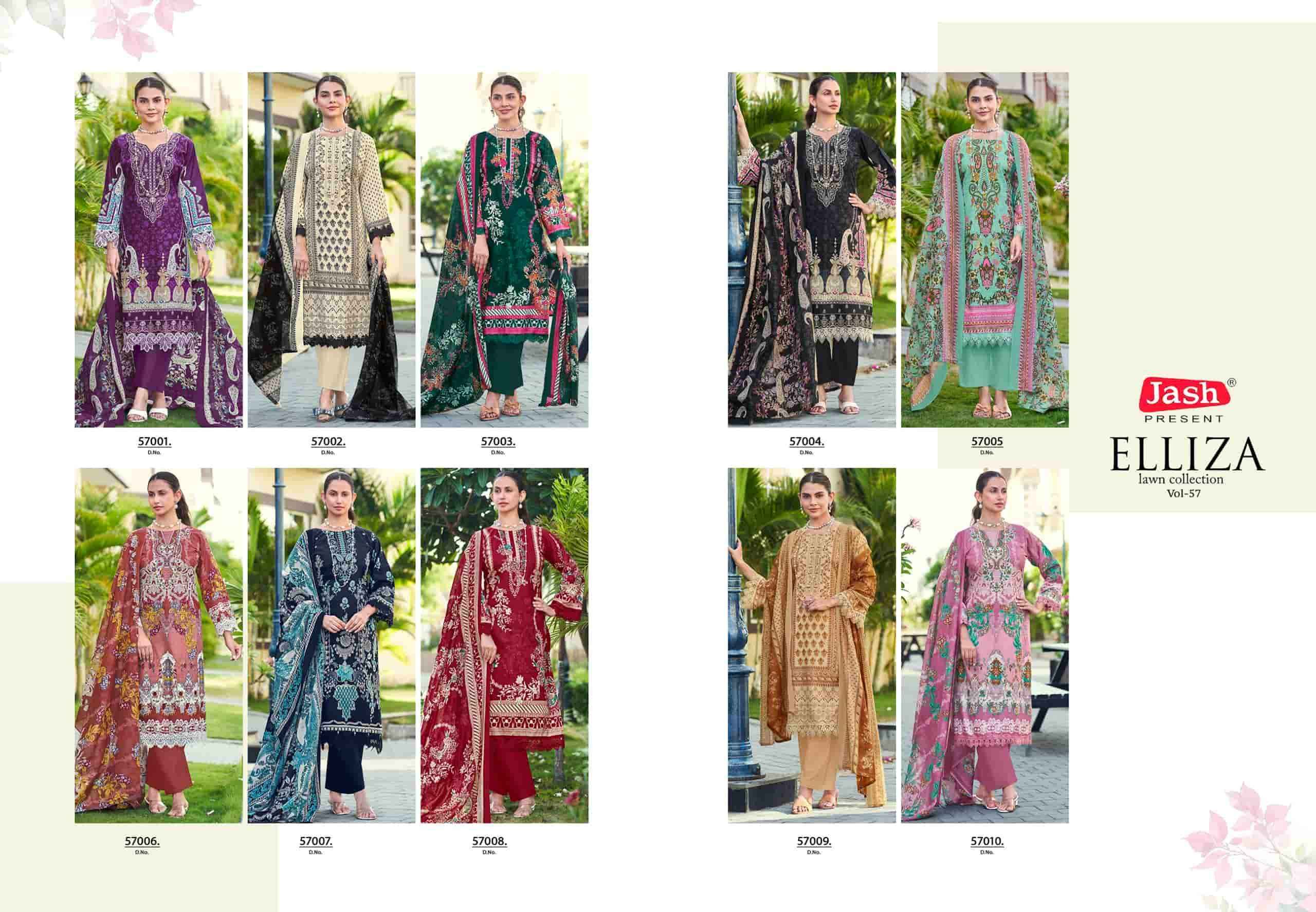 Jash Elliza Vol-57 Cotton Dress Material (10 pcs Catalogue)