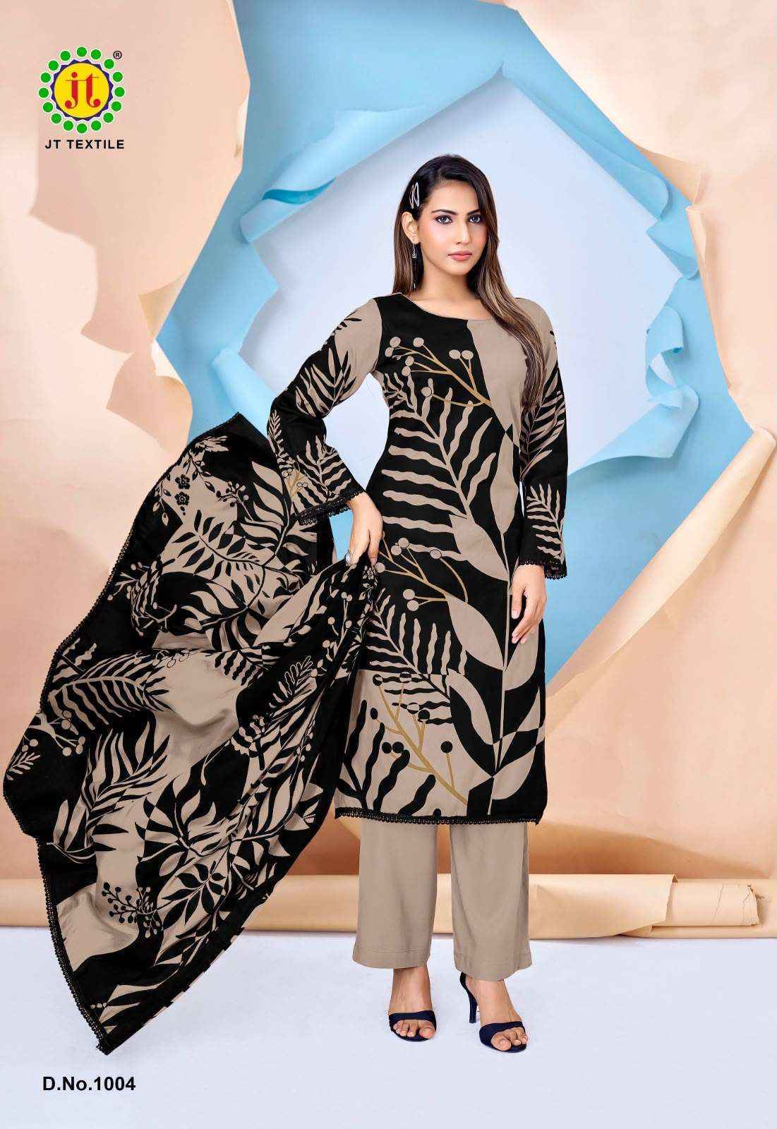 Jt Nigaar Vol 15 Rayon Dress Material 5 pcs Catalogue
