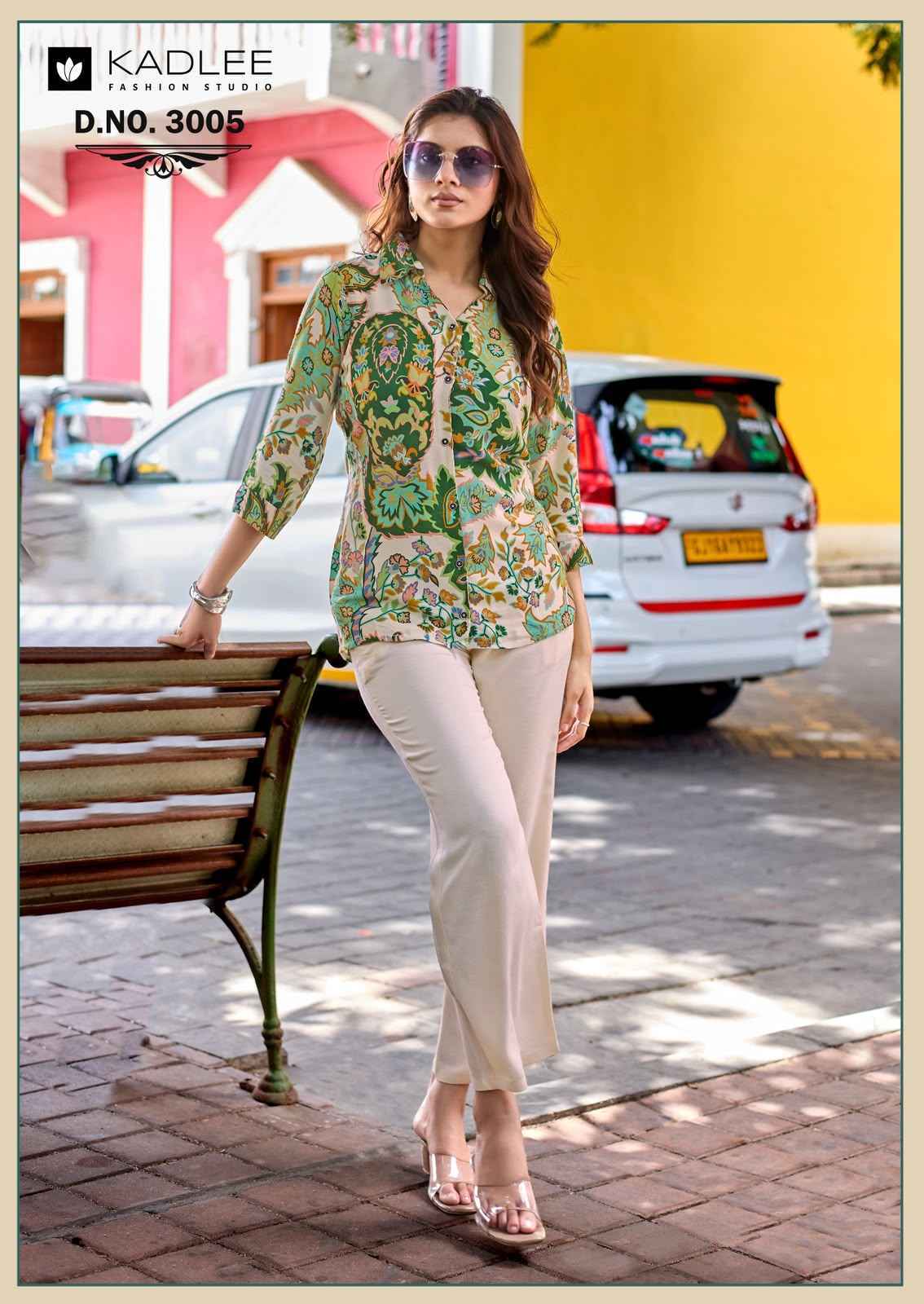 Kadlee Aaru Rayon Top With Bottom 5 pcs Catalogue