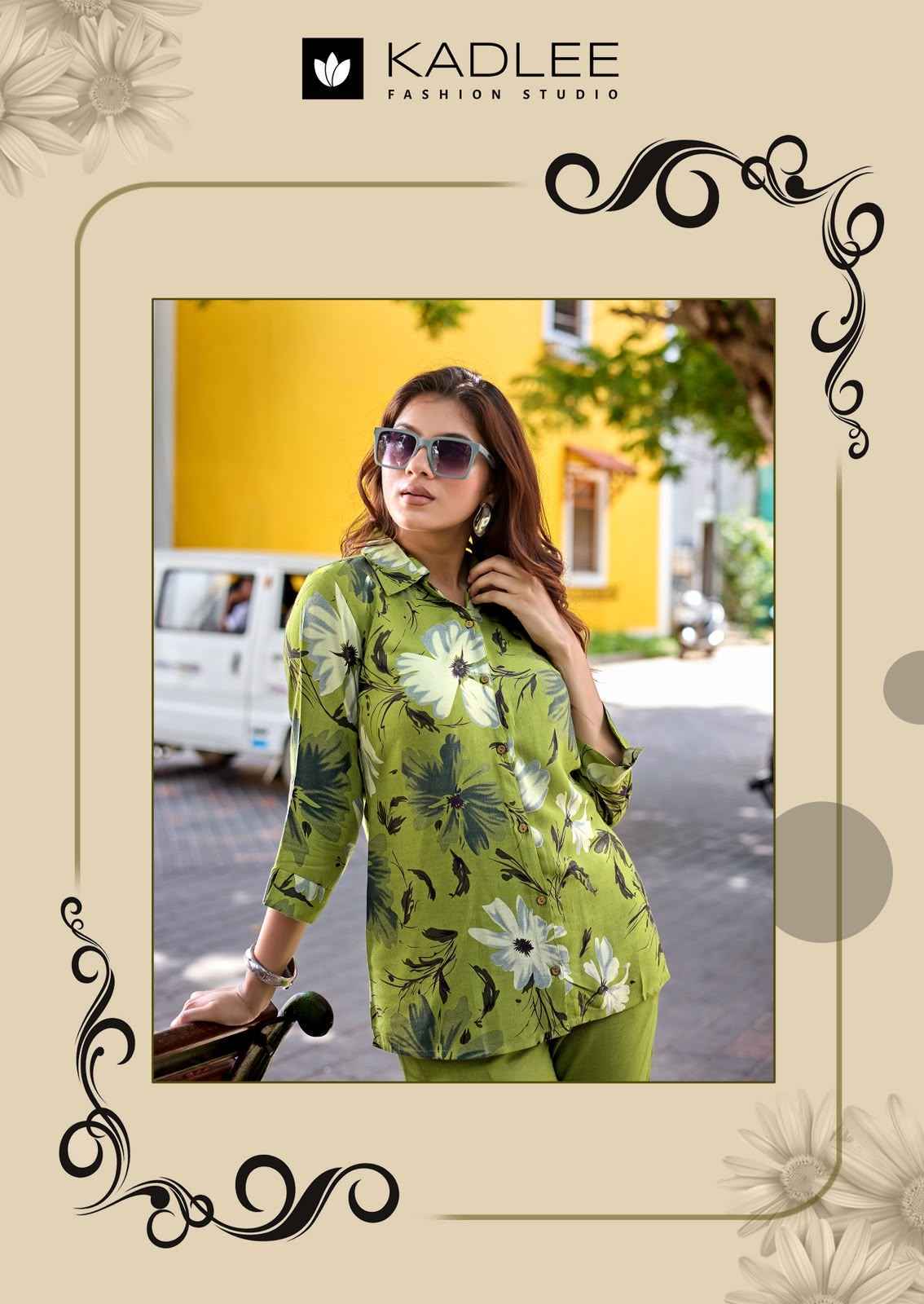 Kadlee Aaru Rayon Top With Bottom 5 pcs Catalogue