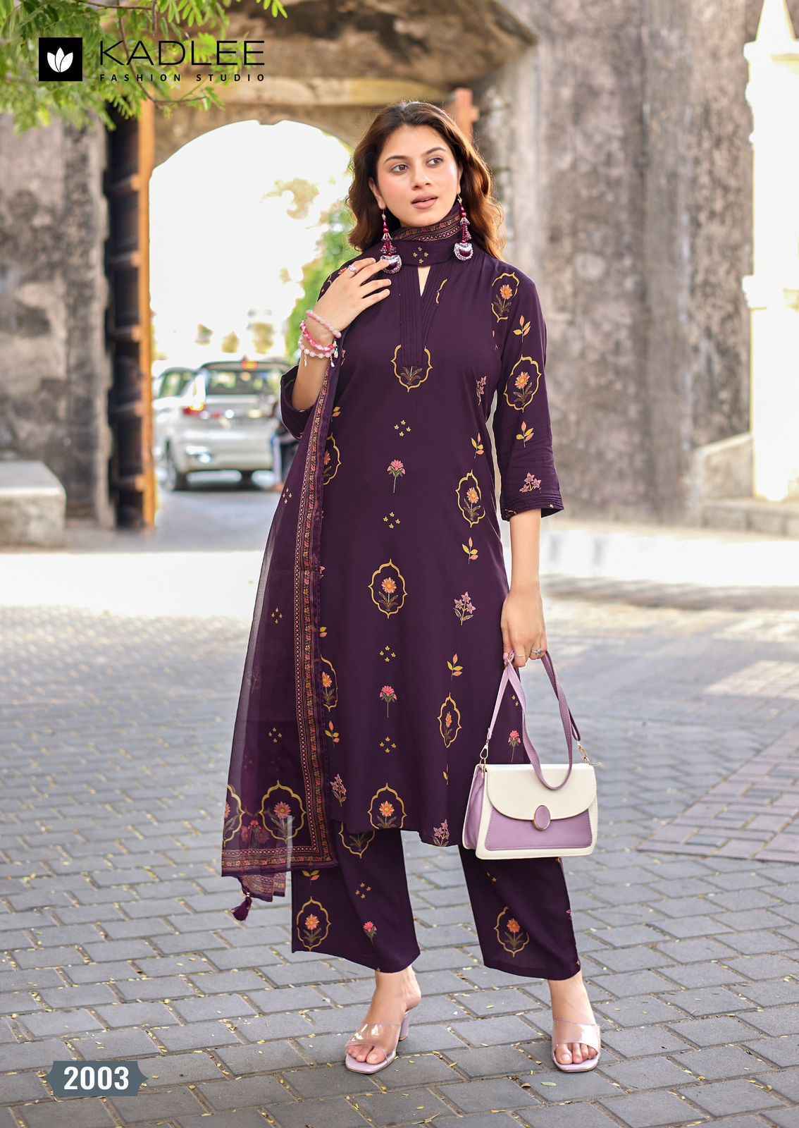 Kadlee Classy Look Rayon Readymade Suit (6 pcs Catalogue)
