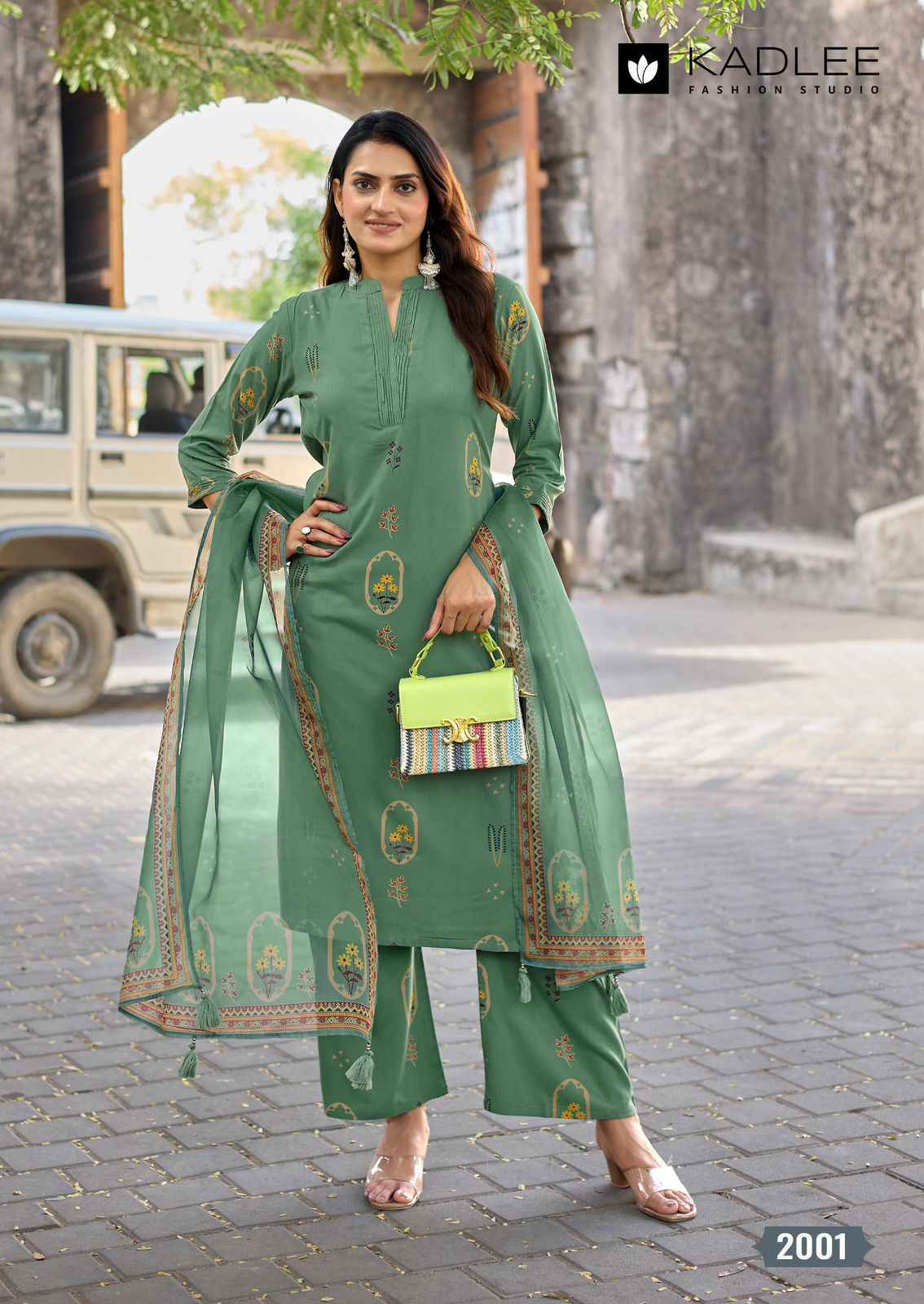 Kadlee Classy Look Rayon Readymade Suit (6 pcs Catalogue)