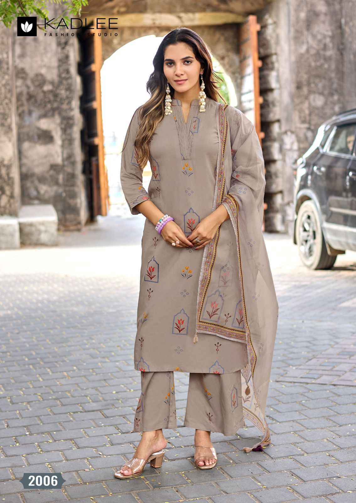 Kadlee Classy Look Rayon Readymade Suit (6 pcs Catalogue)