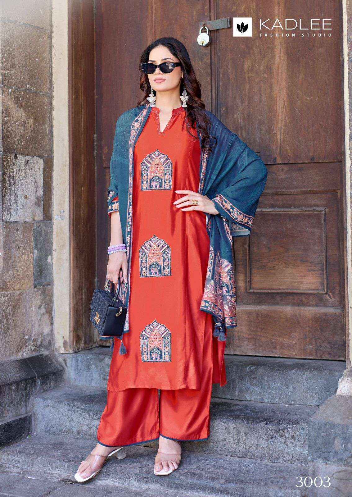 Kadlee Royal Queen Gajji Silk Readymade Suit (4 pcs Catalogue)