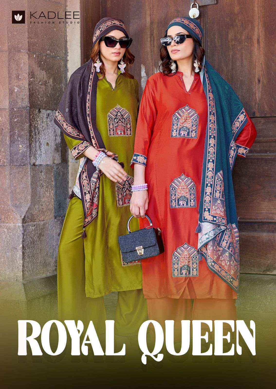 Kadlee Royal Queen Gajji Silk Readymade Suit (4 pcs Catalogue)