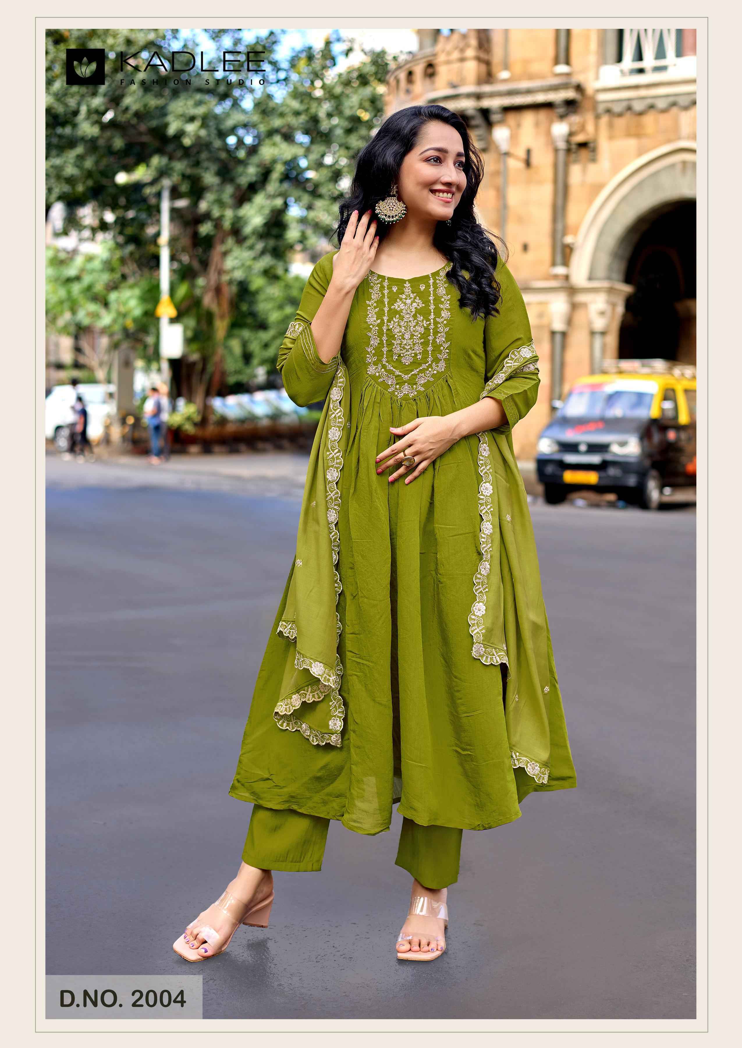 Kadlee Shehnaz Mull Chanderi Readymade Suit (4 pcs Catalogue)