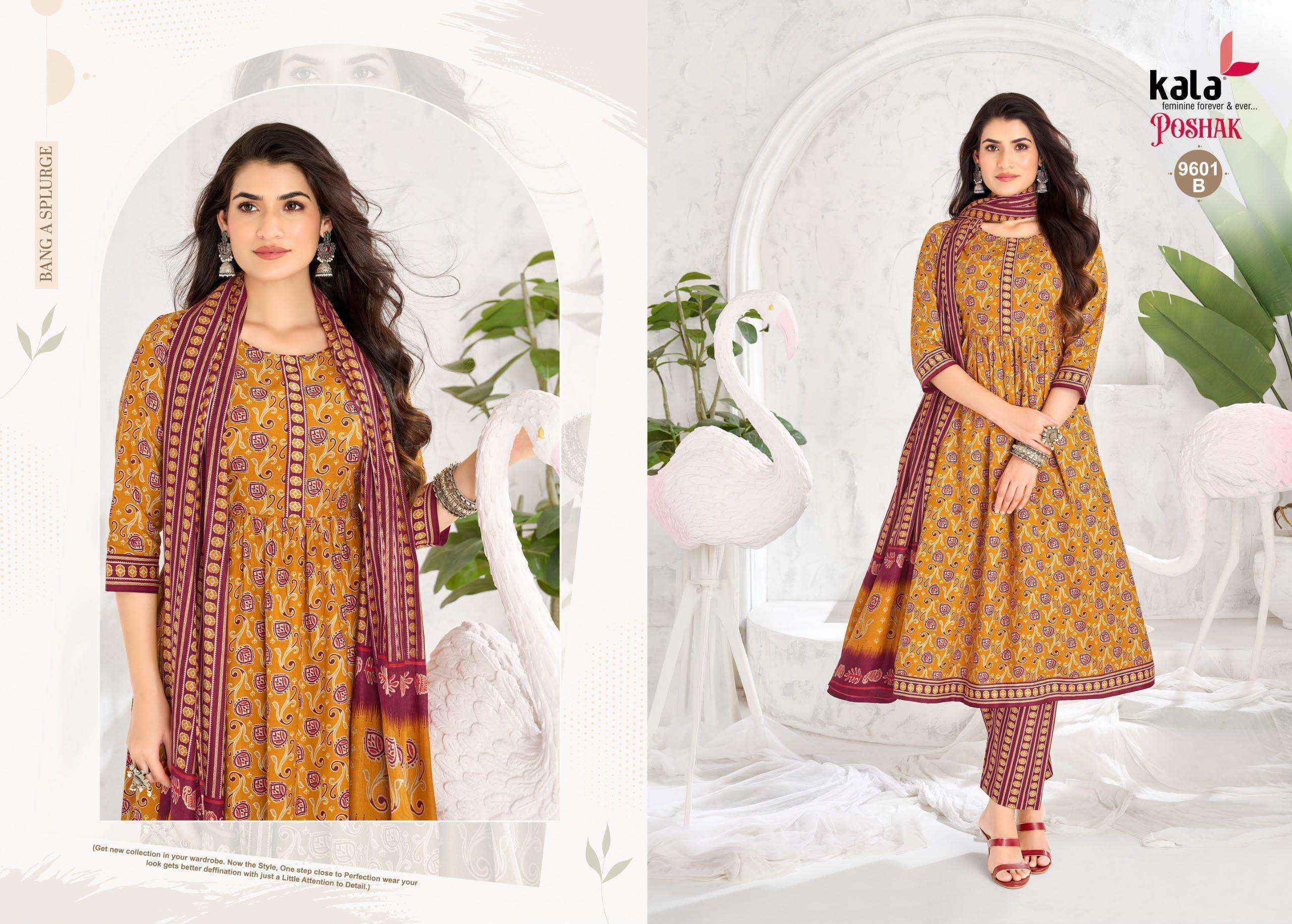 Kala Poshak Vol-4 Readymade Cotton Dress (8 pcs Catalogue)