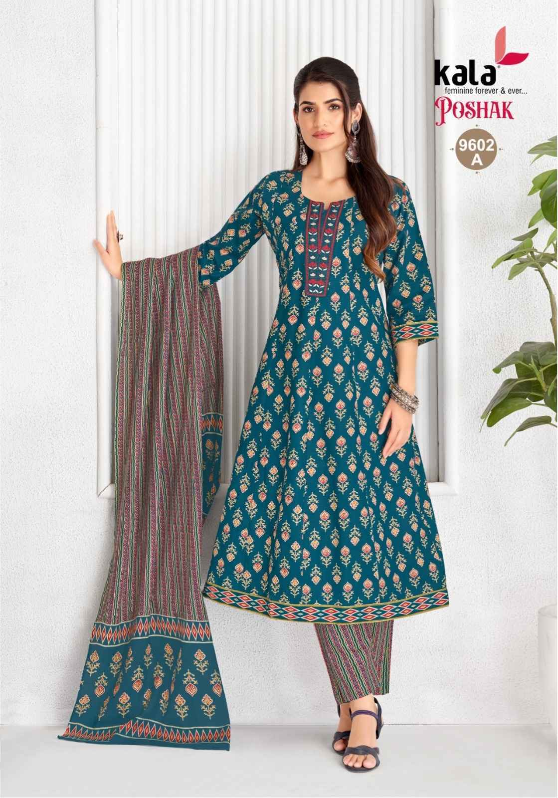 Kala Poshak Vol-5 Readymade Cotton Dress (8 pcs Catalogue)