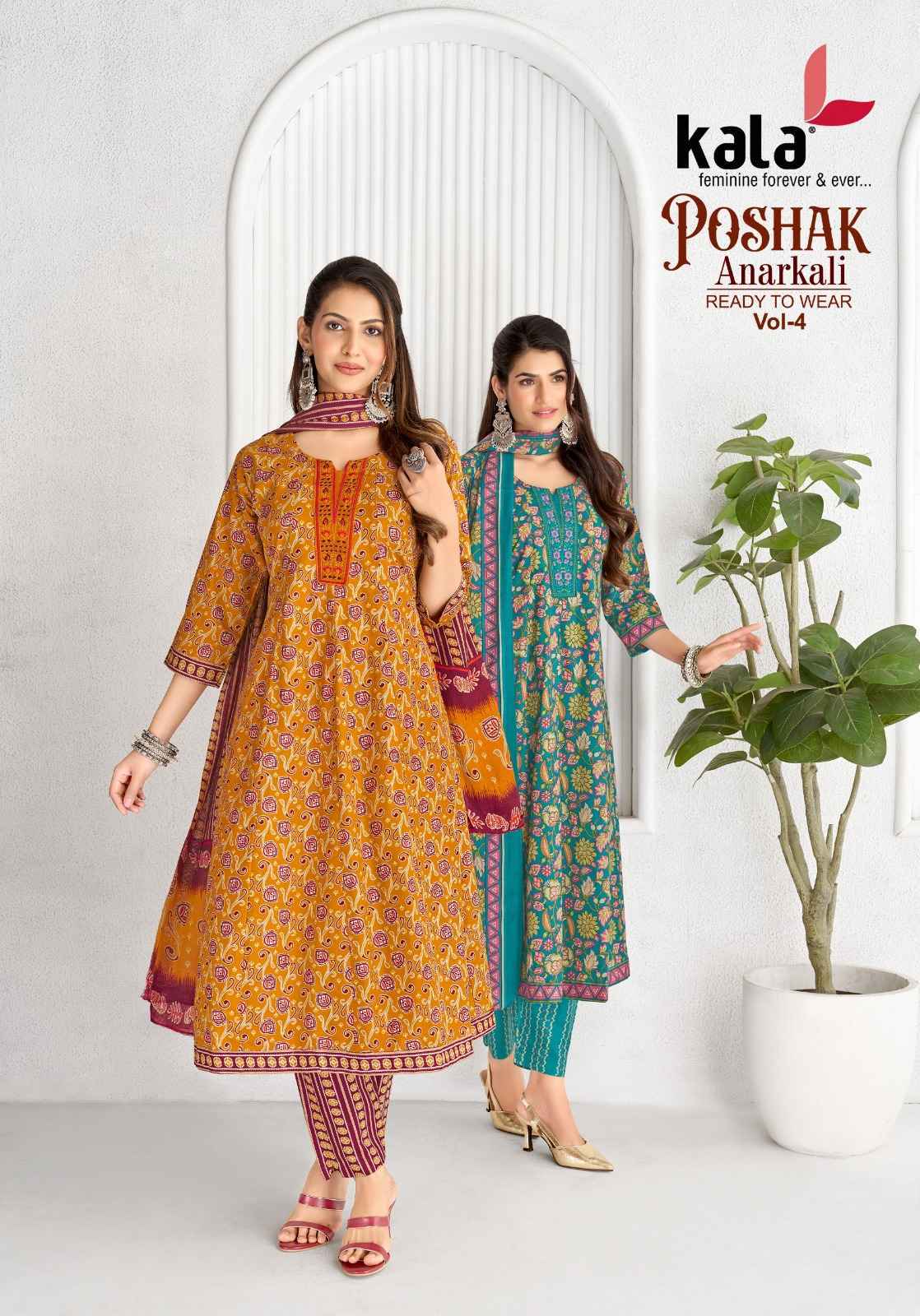 Kala Poshak Vol-5 Readymade Cotton Dress (8 pcs Catalogue)