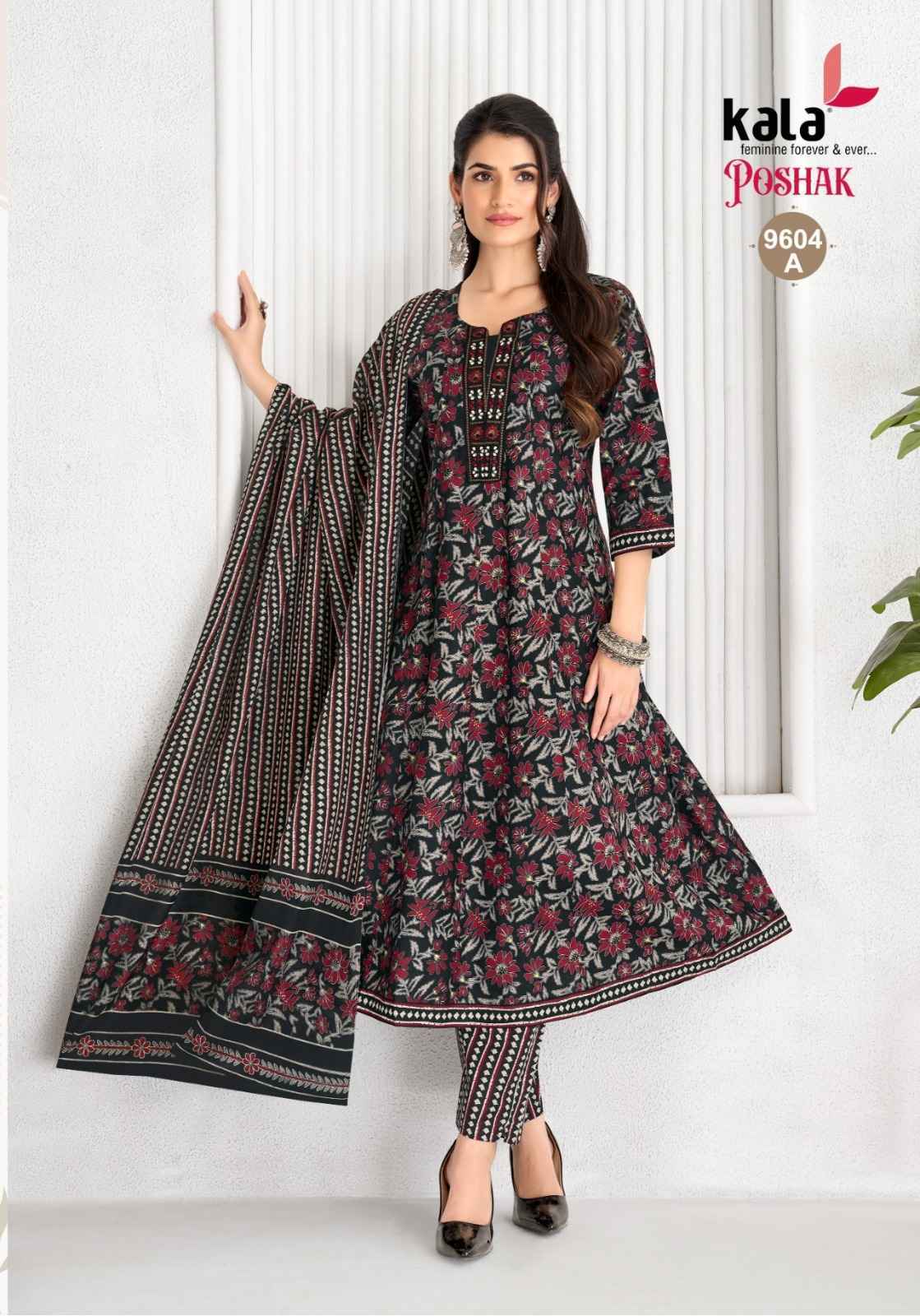 Kala Poshak Vol-5 Readymade Cotton Dress (8 pcs Catalogue)