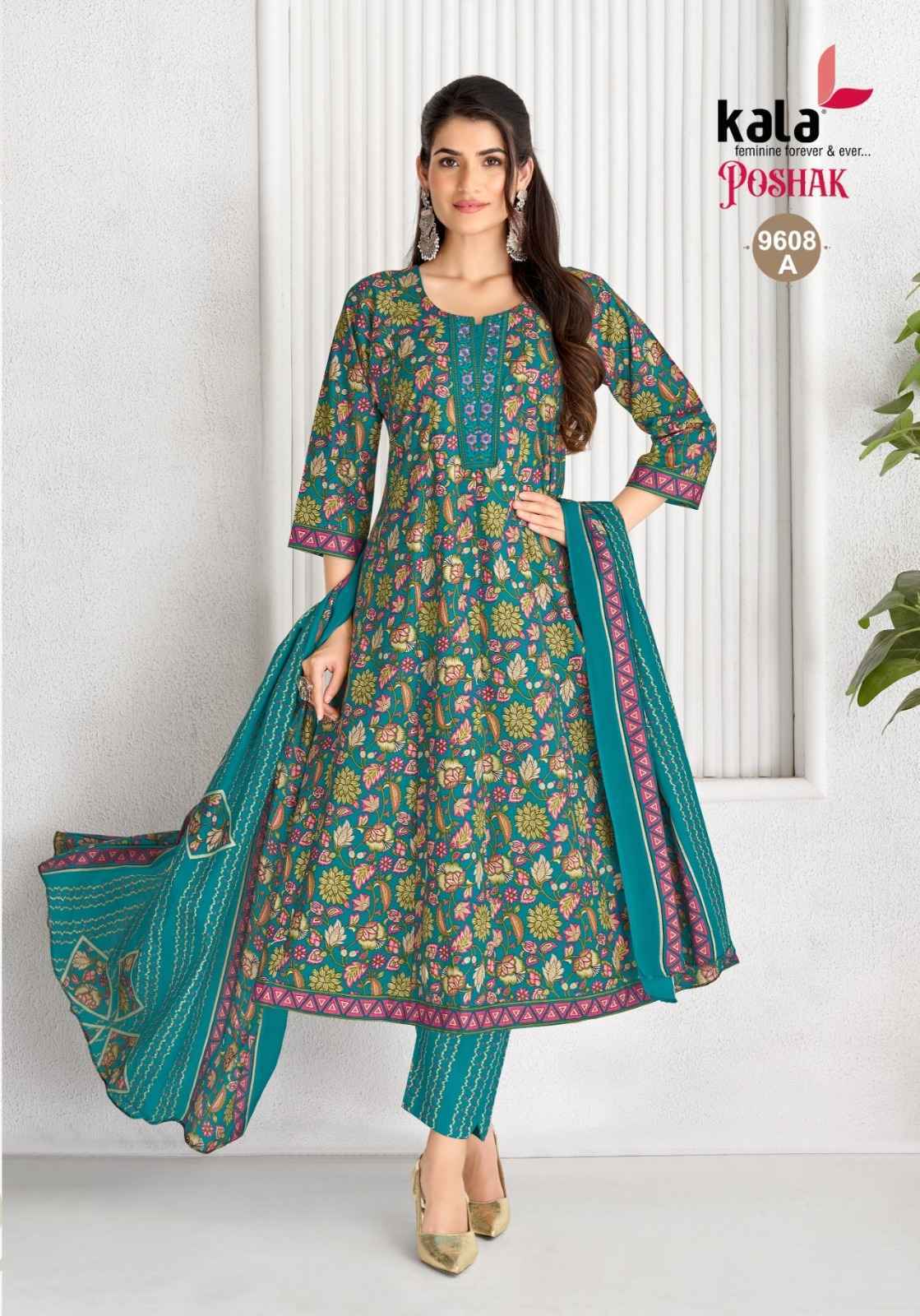 Kala Poshak Vol-5 Readymade Cotton Dress (8 pcs Catalogue)