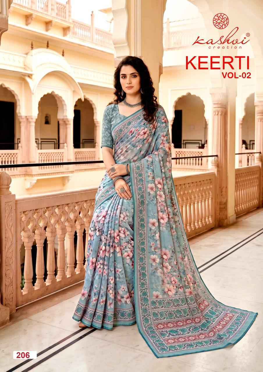 Kashvi Keerti Vol 2 Raga Digital Saree 8 pcs Catalogue