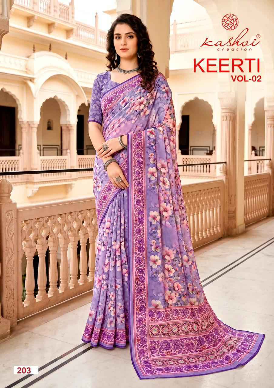Kashvi Keerti Vol 2 Raga Digital Saree 8 pcs Catalogue