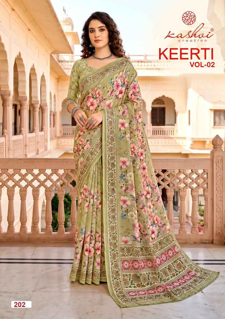 Kashvi Keerti Vol 2 Raga Digital Saree 8 pcs Catalogue