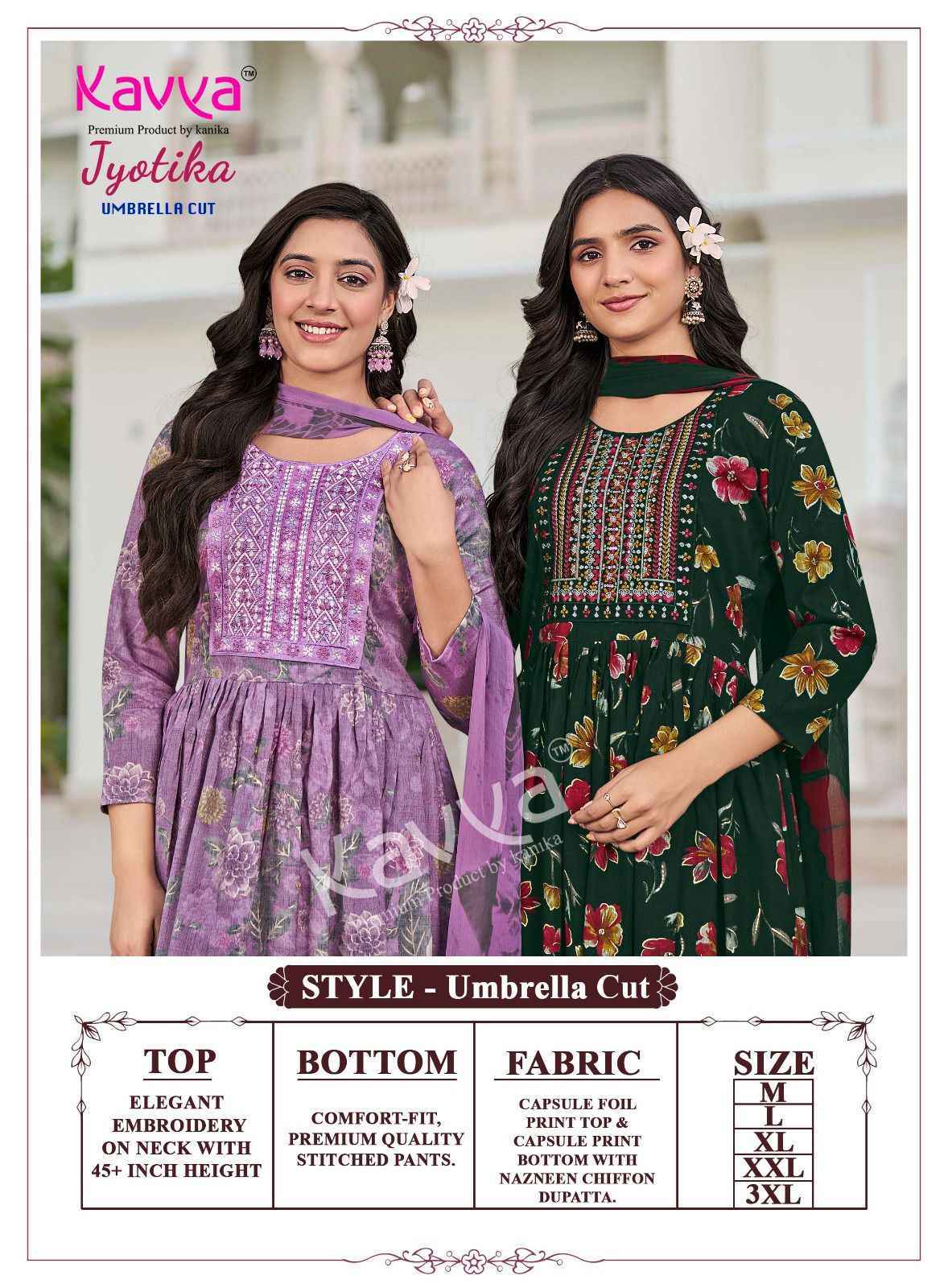 Kavya Jyotika Vol-37 Capsule Readymade Suit (10 pcs Catalogue)