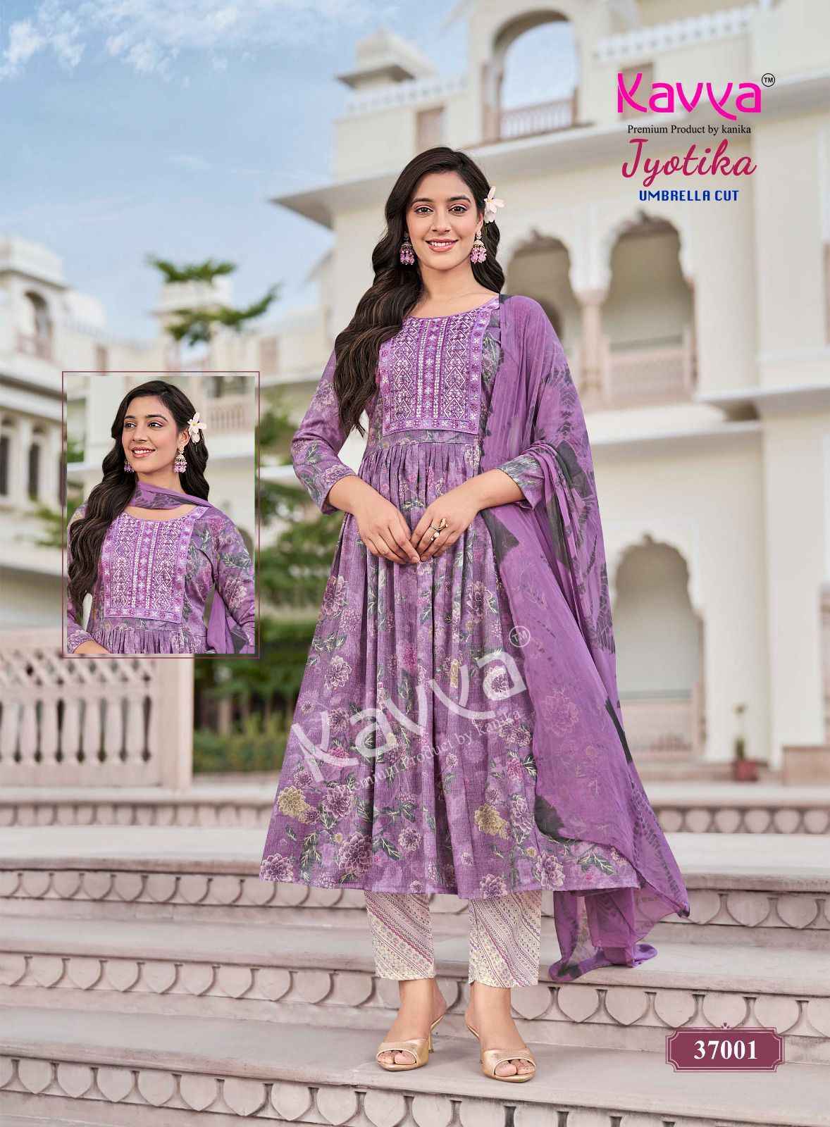 Kavya Jyotika Vol-37 Capsule Readymade Suit (10 pcs Catalogue)