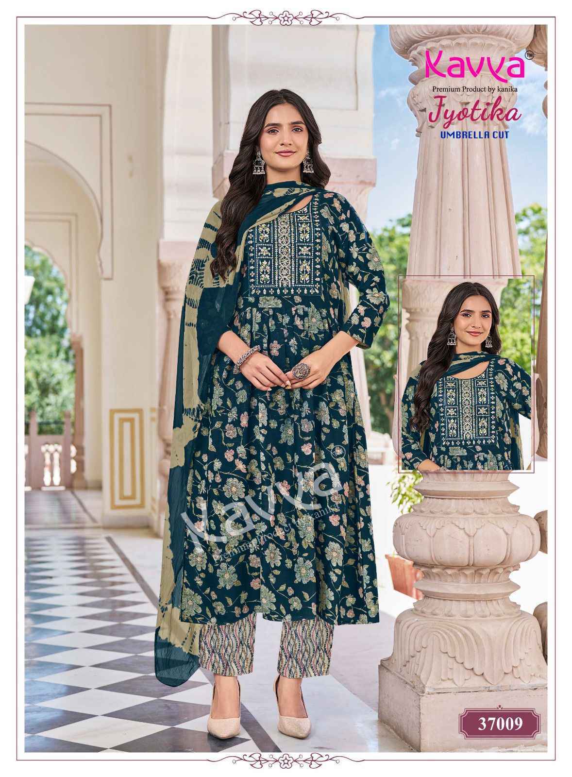 Kavya Jyotika Vol-37 Capsule Readymade Suit (10 pcs Catalogue)
