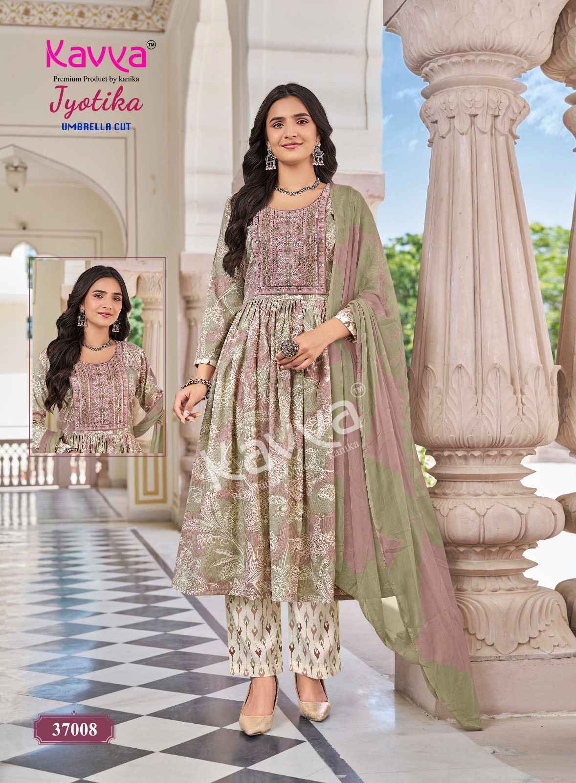 Kavya Jyotika Vol-37 Capsule Readymade Suit (10 pcs Catalogue)