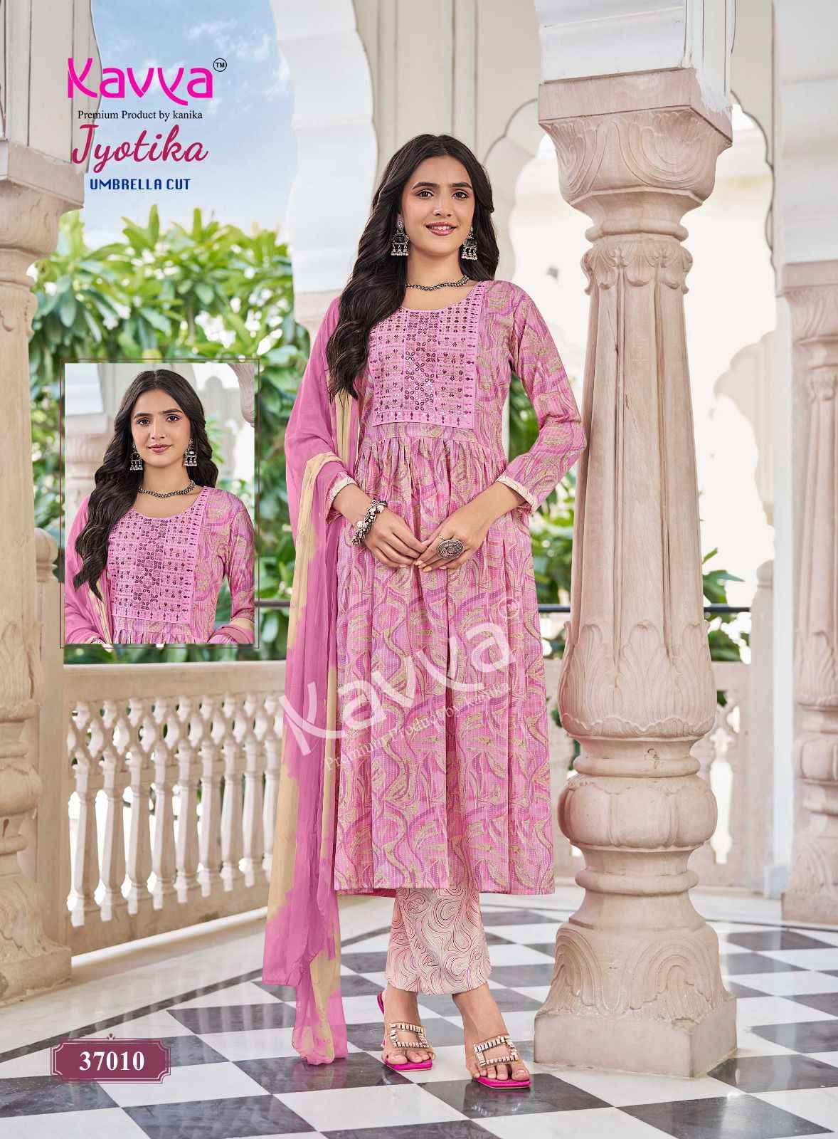 Kavya Jyotika Vol-37 Capsule Readymade Suit (10 pcs Catalogue)