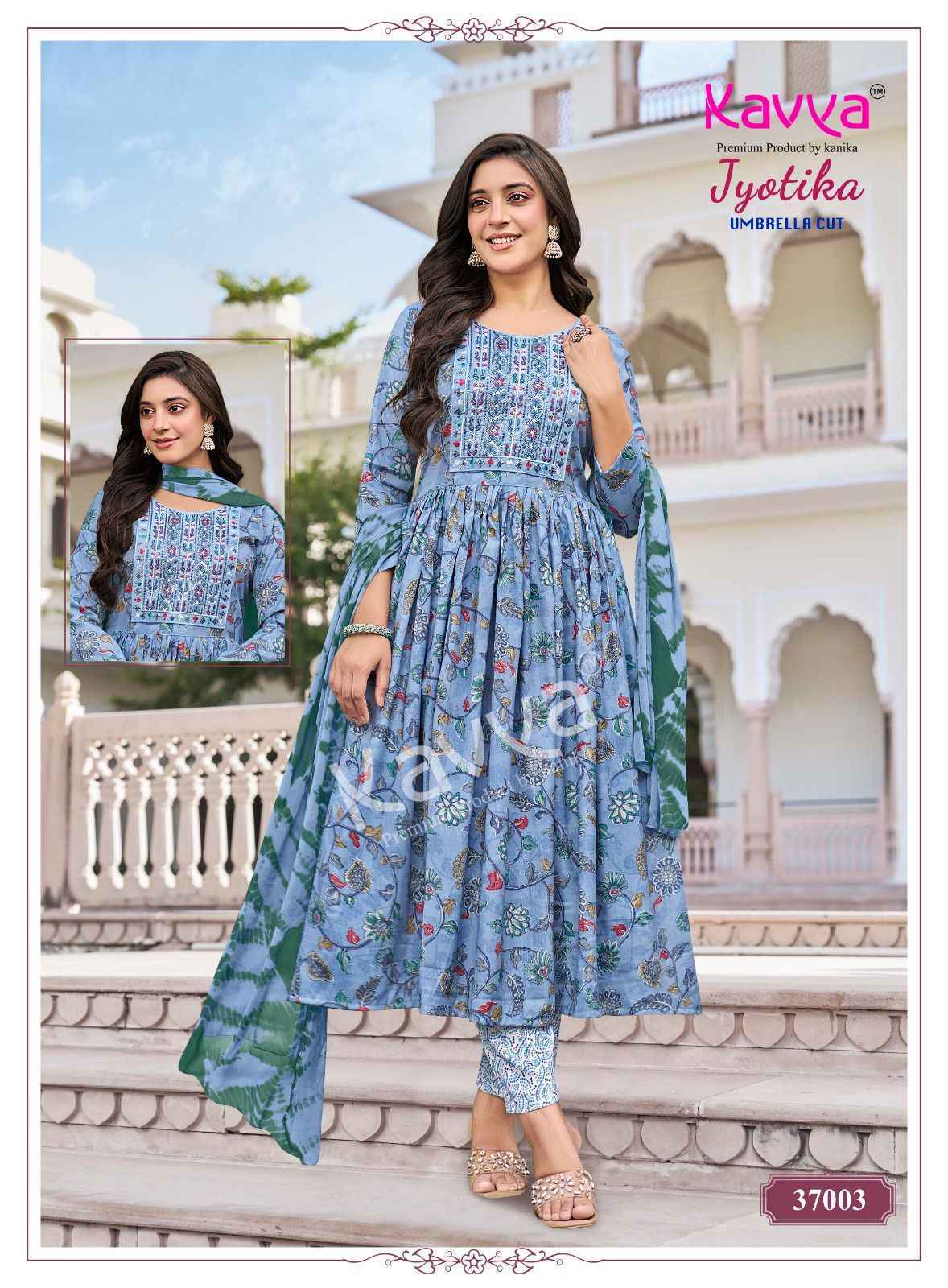 Kavya Jyotika Vol-37 Capsule Readymade Suit (10 pcs Catalogue)