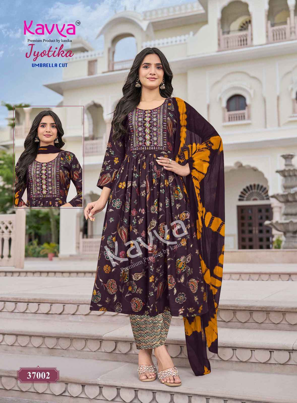Kavya Jyotika Vol-37 Capsule Readymade Suit (10 pcs Catalogue)