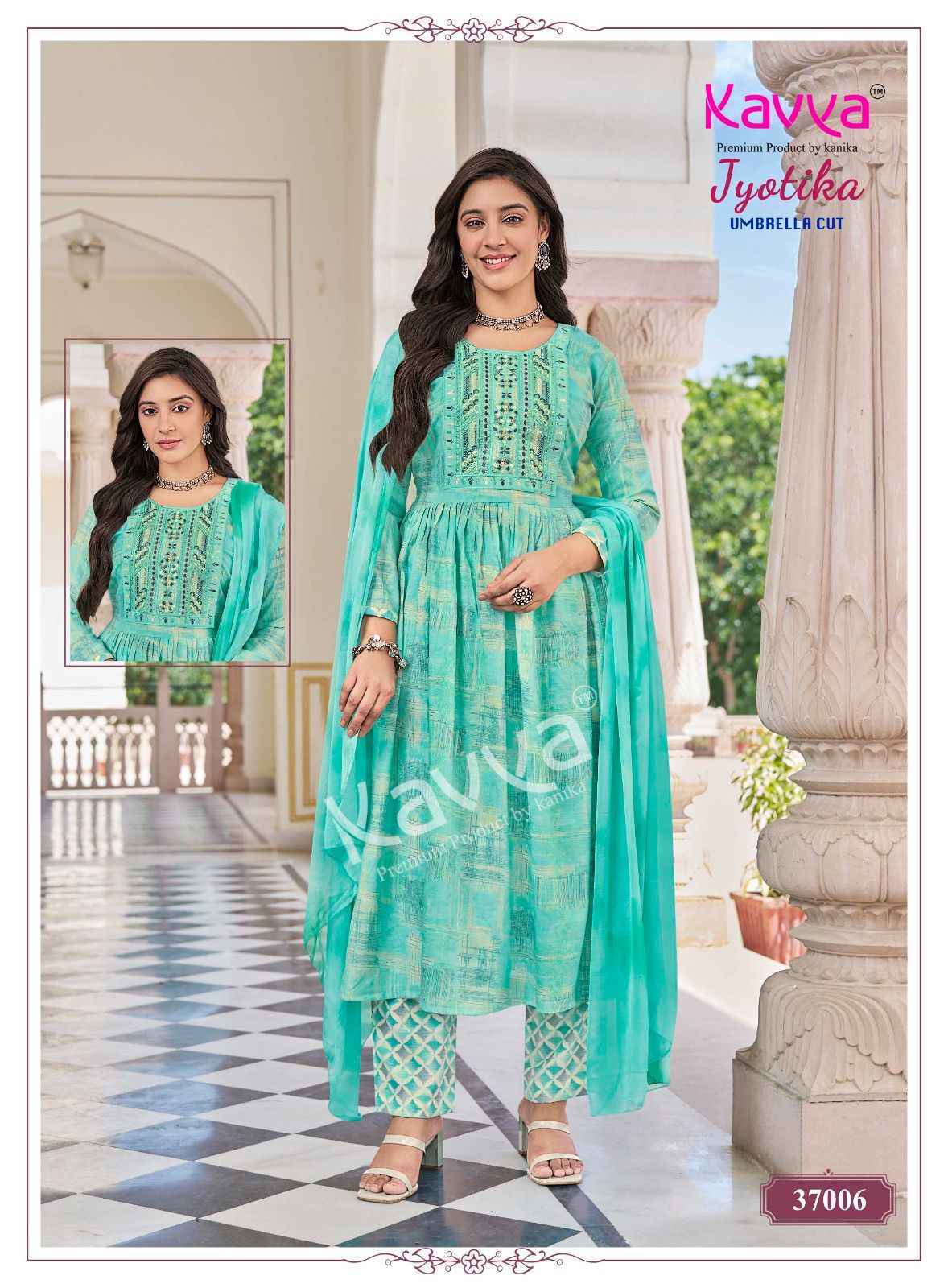Kavya Jyotika Vol-37 Capsule Readymade Suit (10 pcs Catalogue)