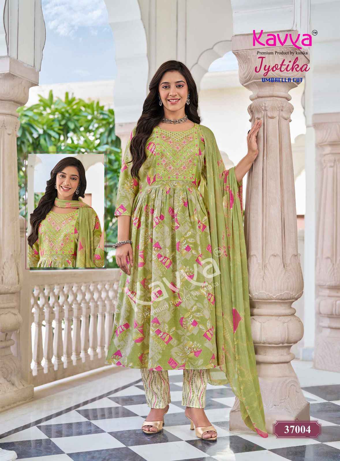 Kavya Jyotika Vol-37 Capsule Readymade Suit (10 pcs Catalogue)
