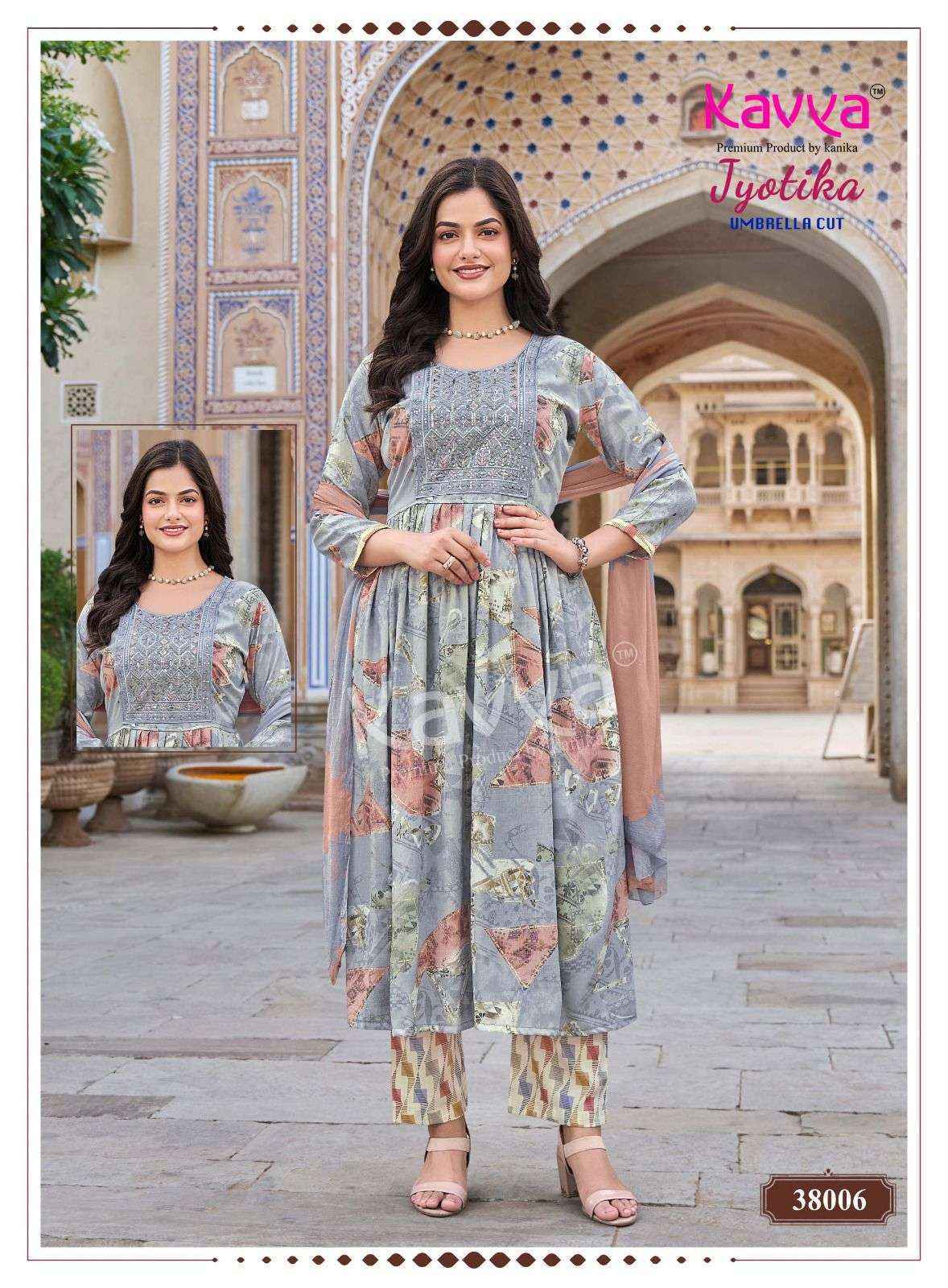 Kavya Jyotika Vol-38 Capsule Readymade Suit (10 pcs Catalogue)