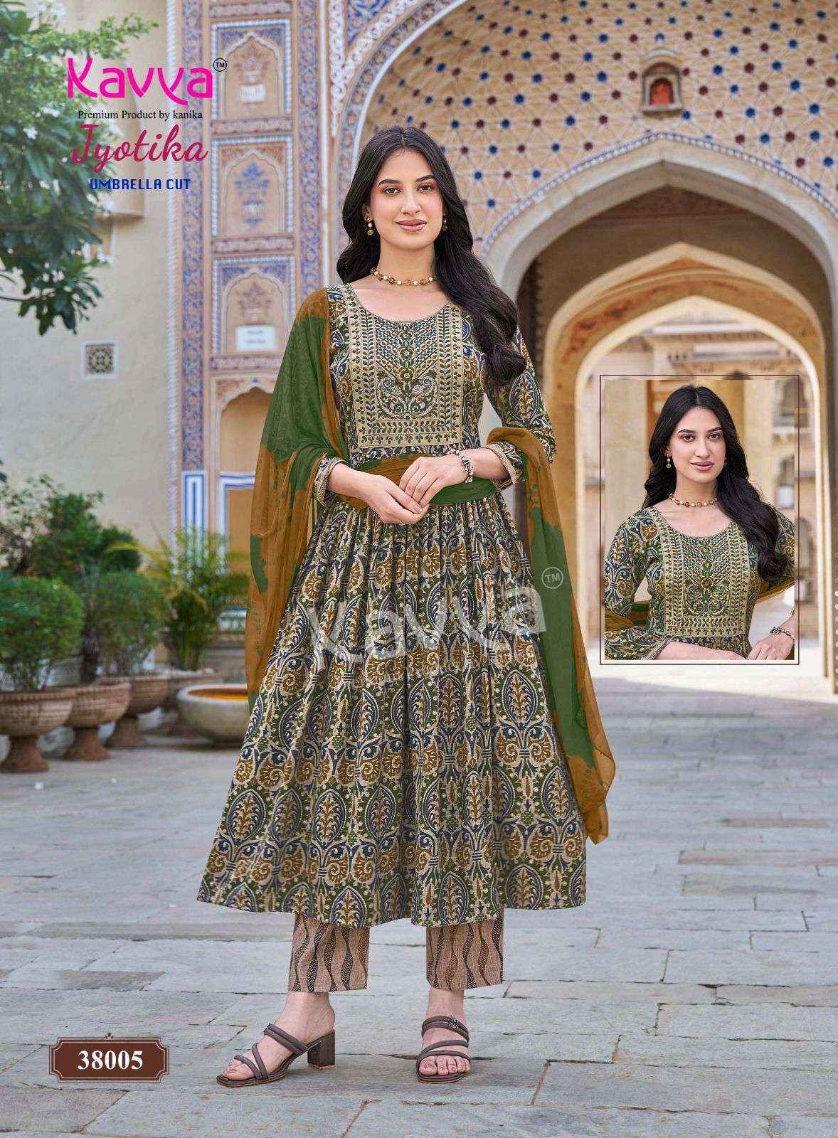 Kavya Jyotika Vol-38 Capsule Readymade Suit (10 pcs Catalogue)