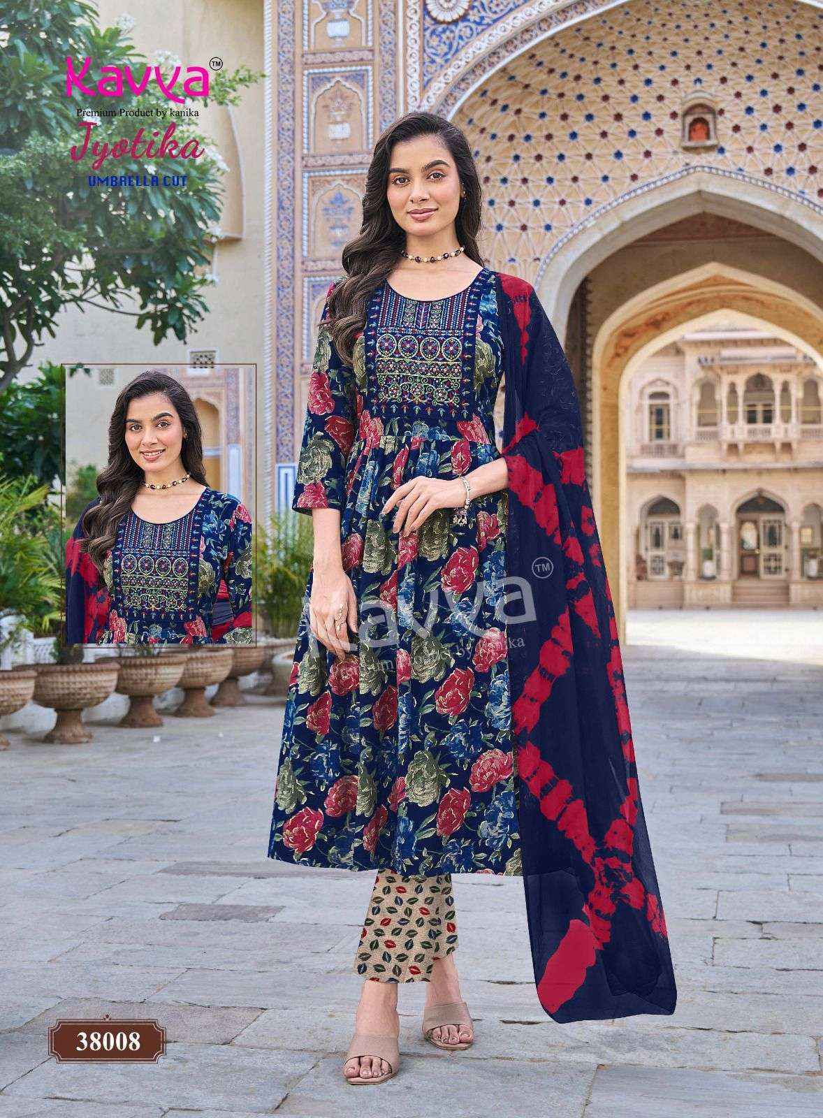 Kavya Jyotika Vol-38 Capsule Readymade Suit (10 pcs Catalogue)