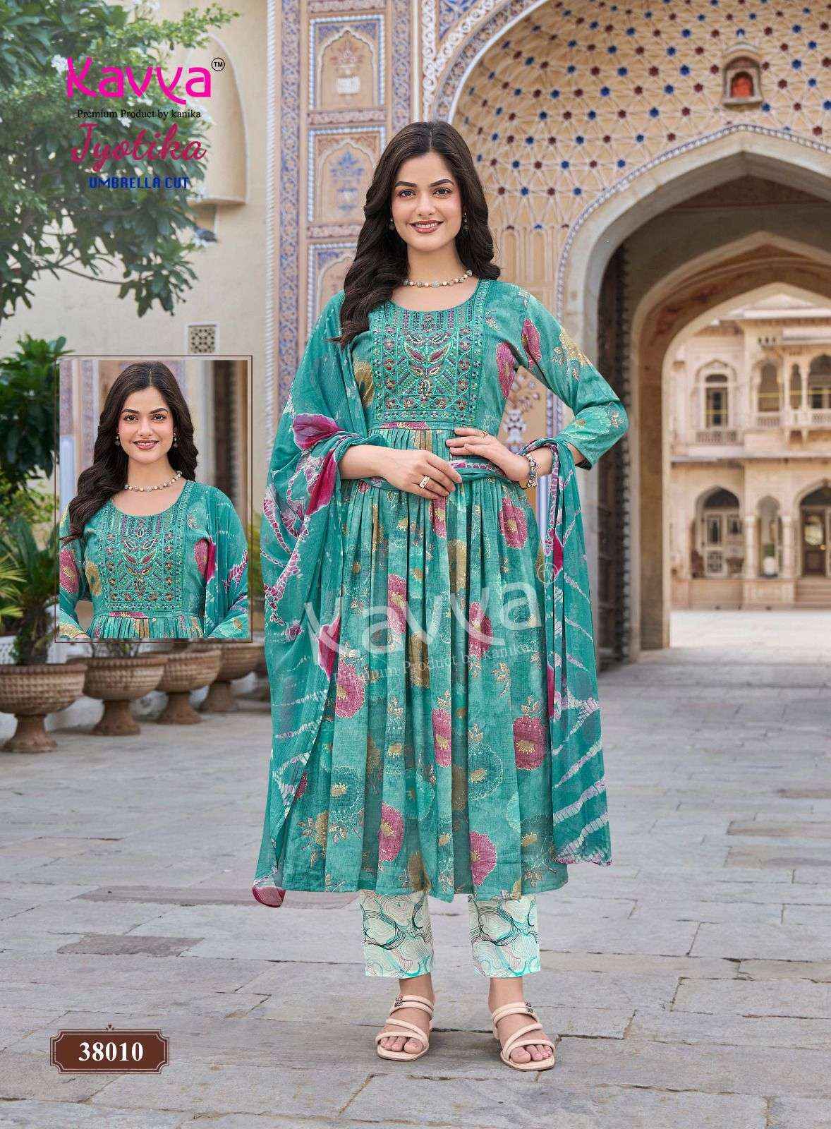 Kavya Jyotika Vol-38 Capsule Readymade Suit (10 pcs Catalogue)