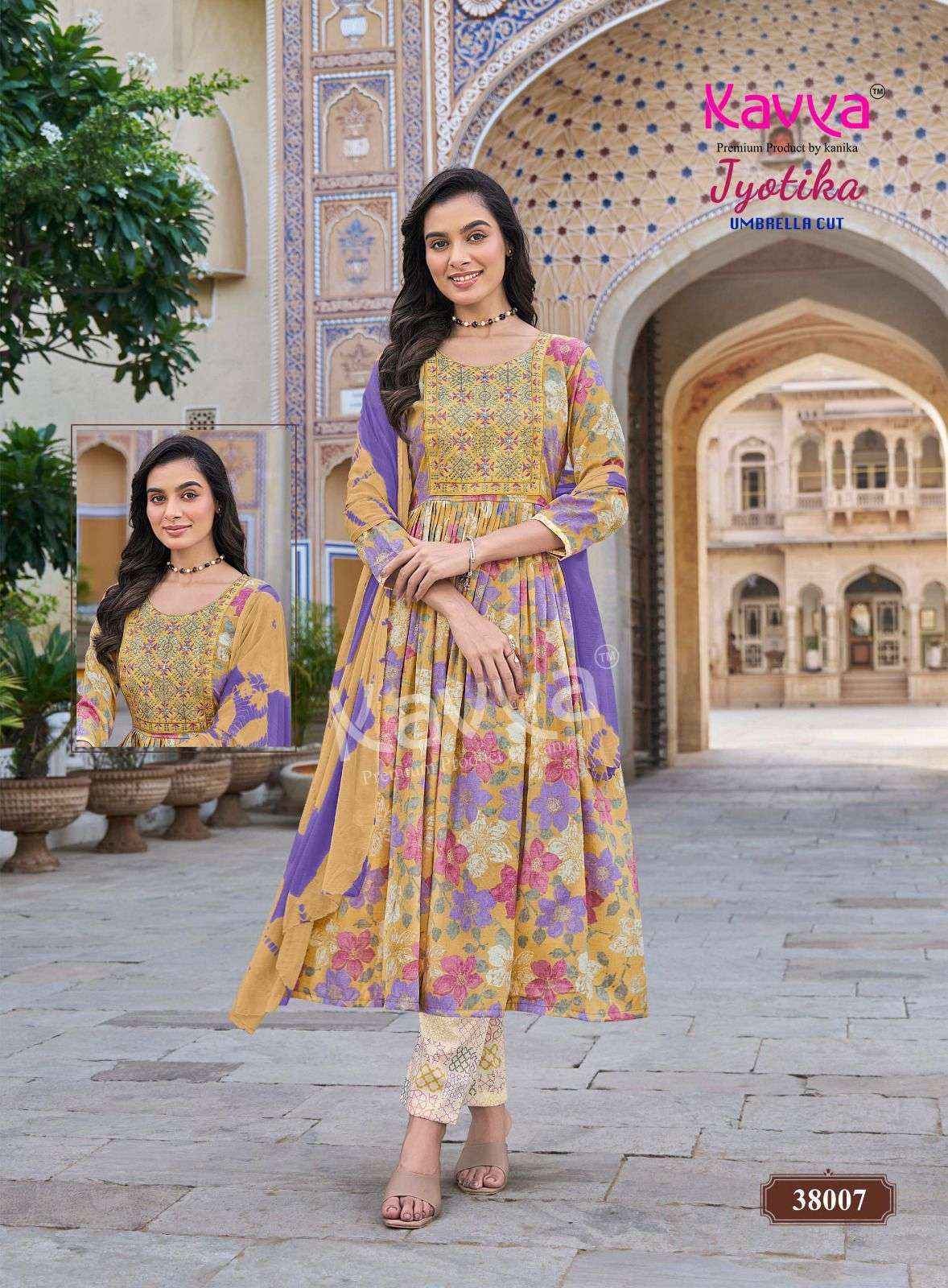 Kavya Jyotika Vol-38 Capsule Readymade Suit (10 pcs Catalogue)