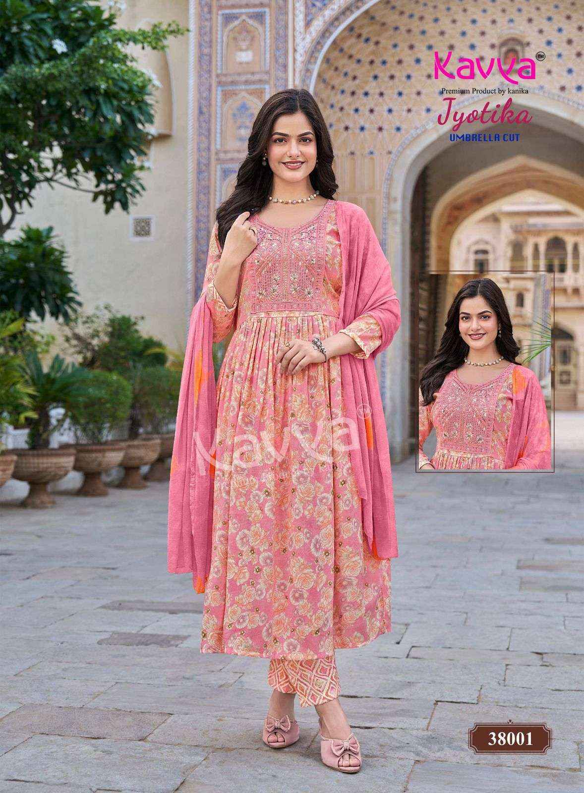 Kavya Jyotika Vol-38 Capsule Readymade Suit (10 pcs Catalogue)