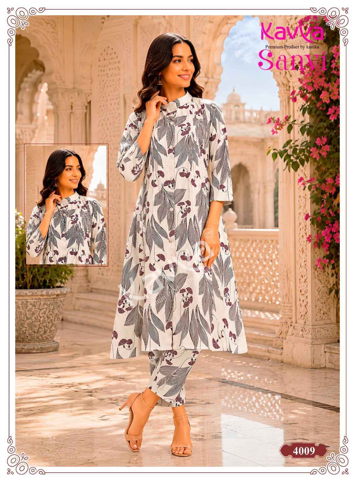 Kavya Sanvi Vol 4 Cotton Co Ord Set 10 pcs Catalogue