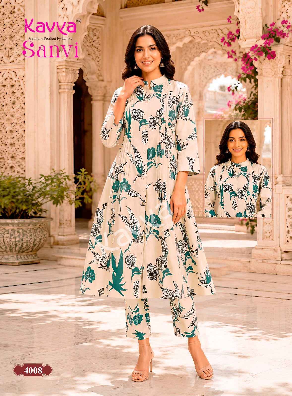 Kavya Sanvi Vol 4 Cotton Co Ord Set 10 pcs Catalogue