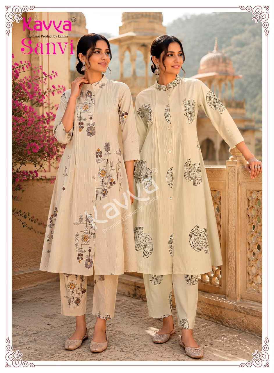 Kavya Sanvi Vol 4 Cotton Co Ord Set 10 pcs Catalogue