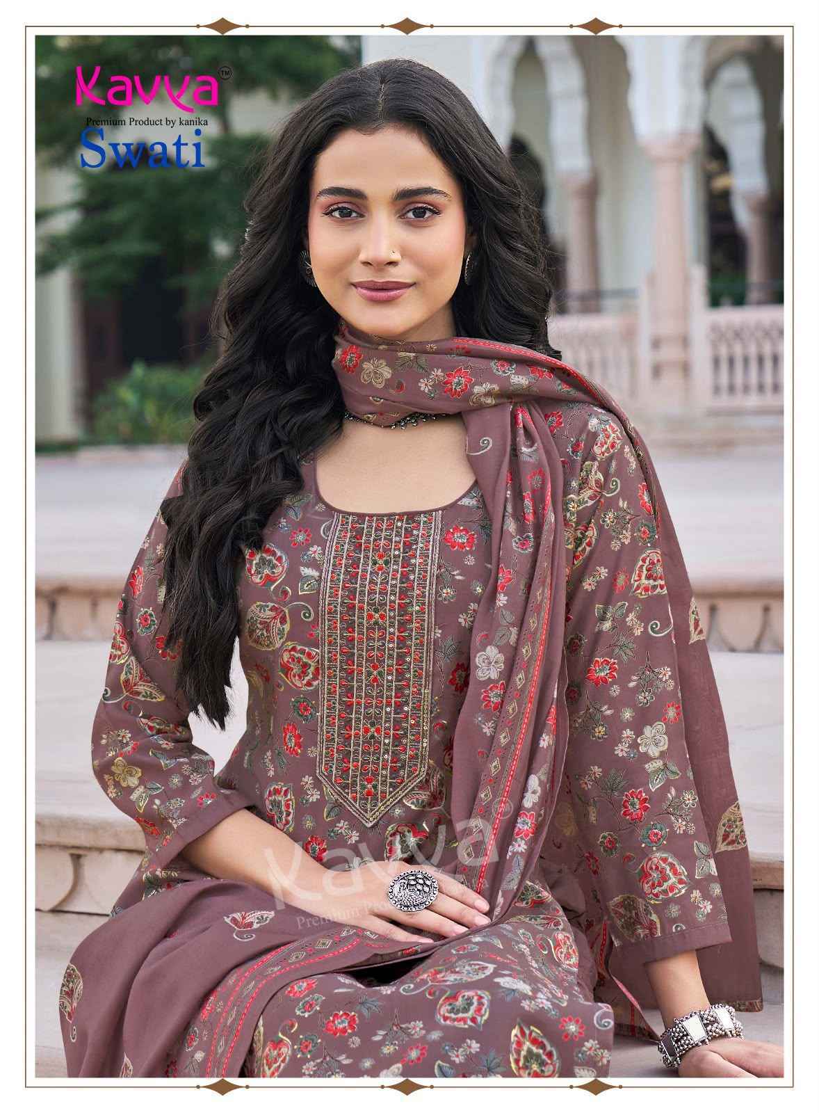 Kavya Swati Vol 3 Chanderi Modal Kurti Combo 10 pcs Catalogue