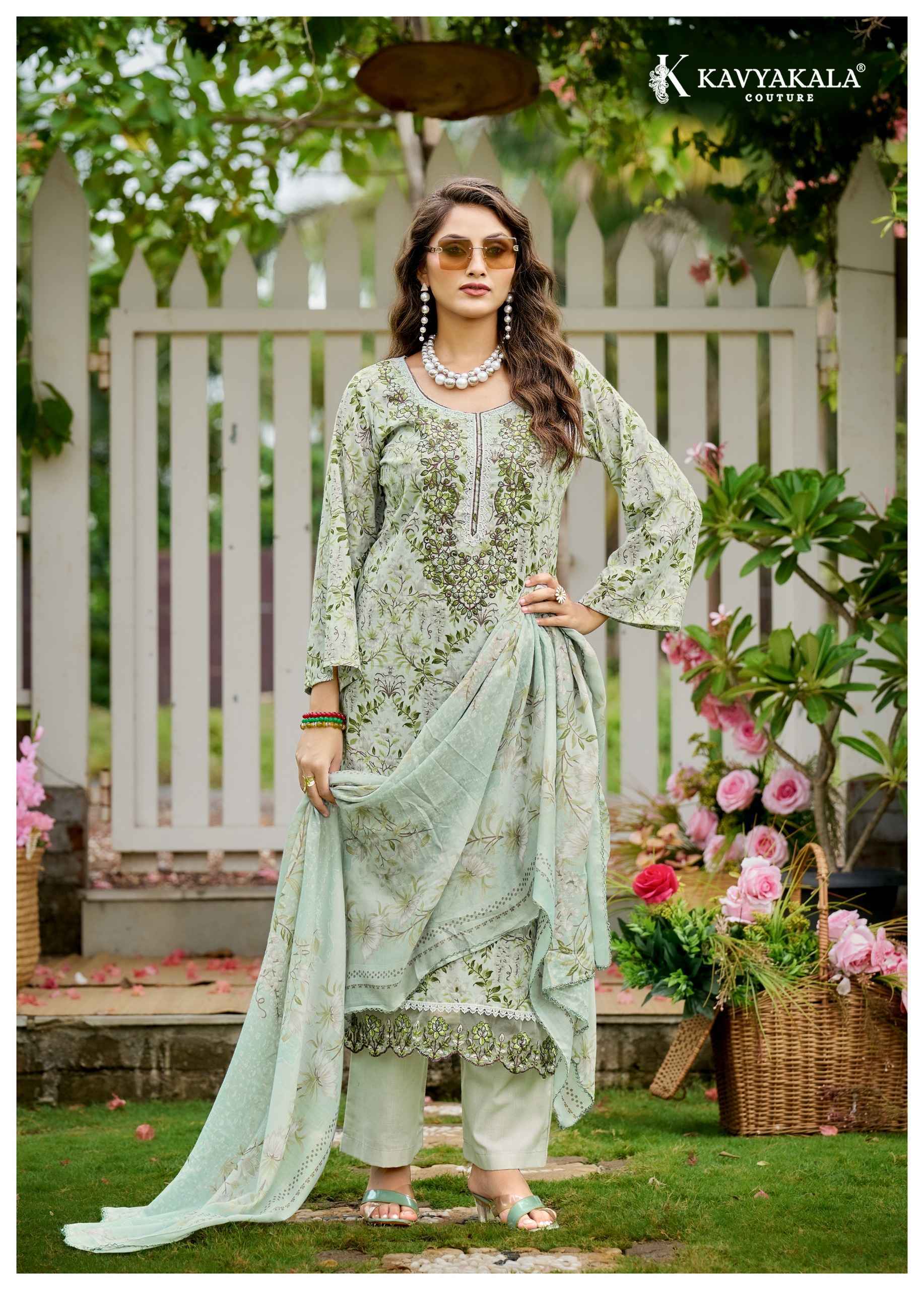 Kavyakala Riwayat Vol 3 Lawn Cotton Dress Material 8 pcs Catalogue