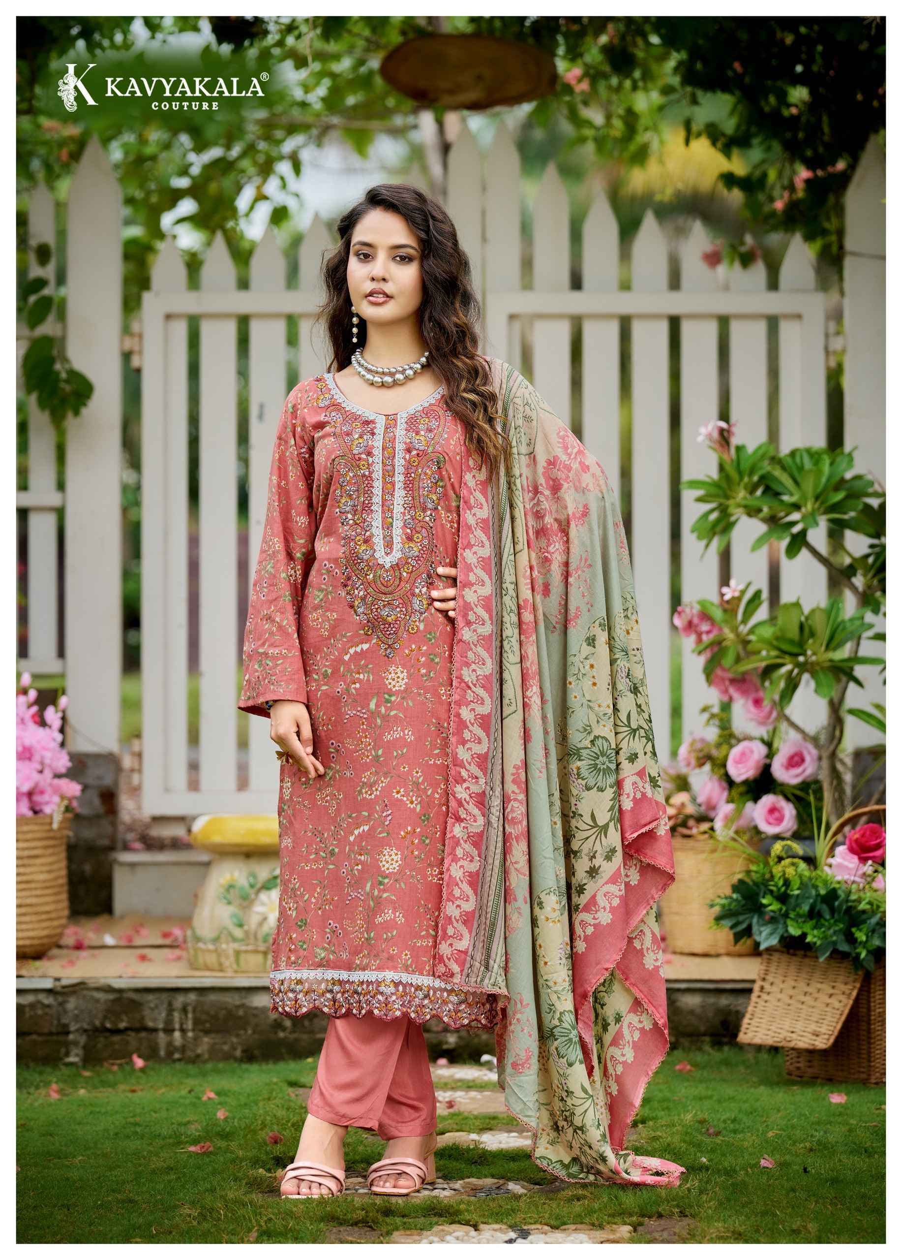 Kavyakala Riwayat Vol 3 Lawn Cotton Dress Material 8 pcs Catalogue