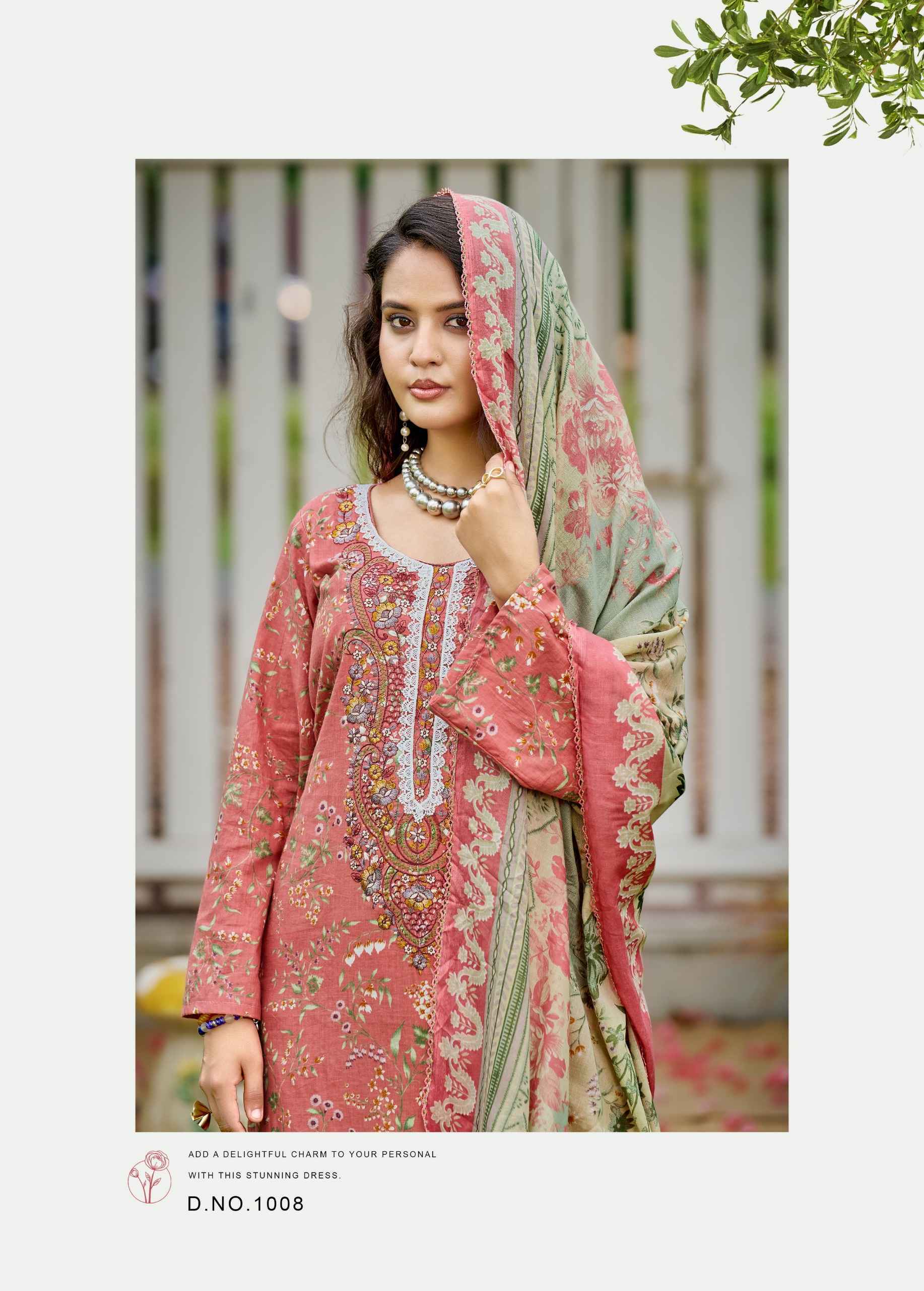 Kavyakala Riwayat Vol 3 Lawn Cotton Dress Material 8 pcs Catalogue