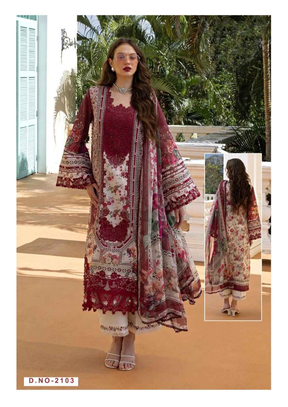 Keval Fab Ellija B Vol-21 Cotton Dress Material (6 pcs Catalogue)