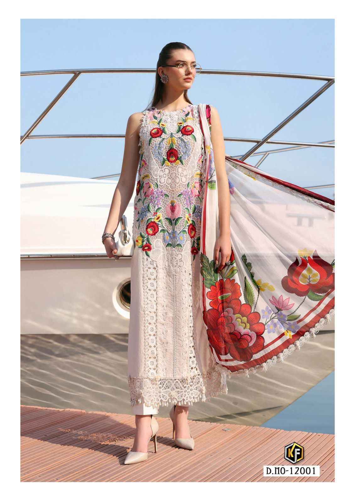 Keval Fab Soha Nazir Luxury Vol 12 Cotton Dress Material (6 pcs Catalogue)