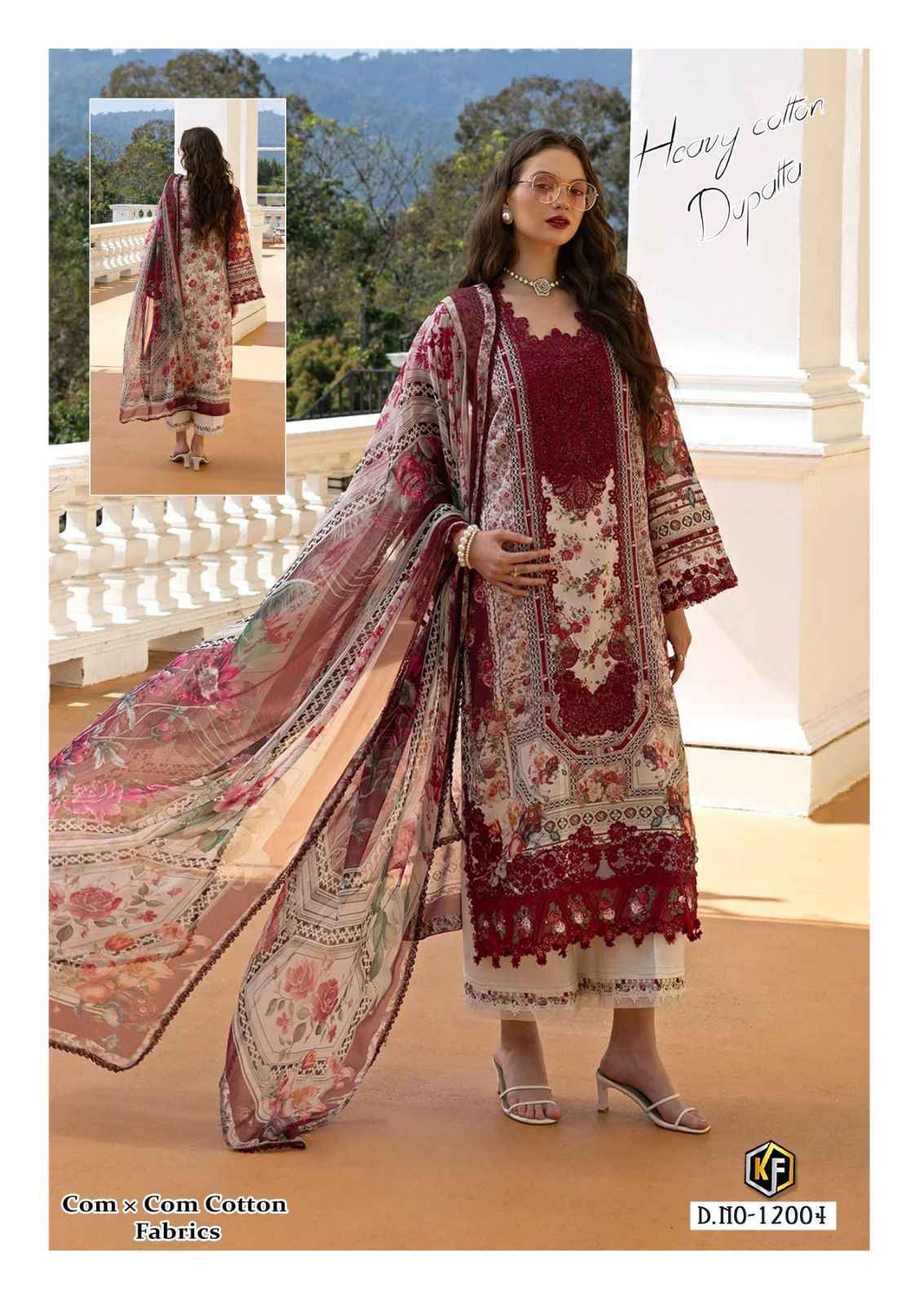 Keval Fab Soha Nazir Luxury Vol 12 Cotton Dress Material (6 pcs Catalogue)
