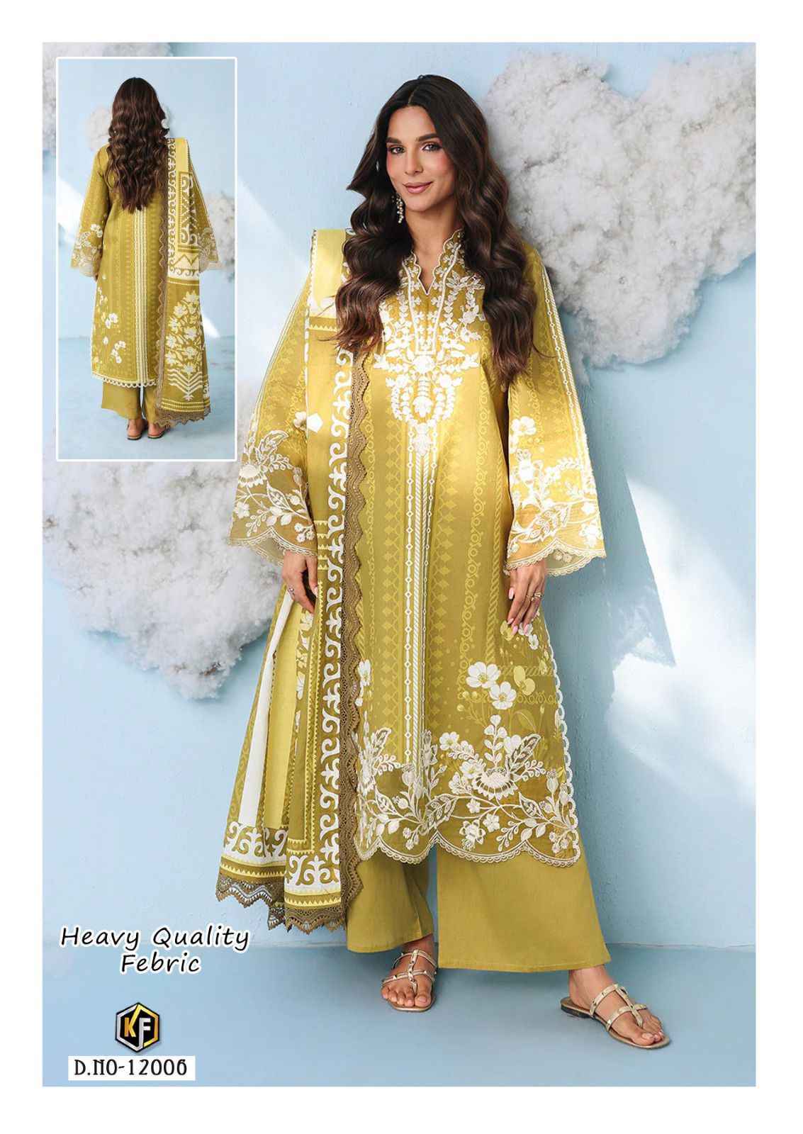 Keval Fab Soha Nazir Luxury Vol 12 Cotton Dress Material (6 pcs Catalogue)